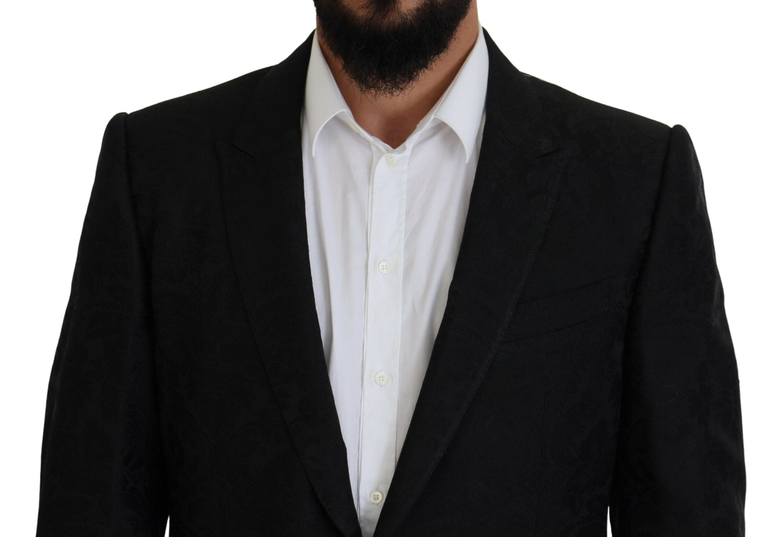Dolce & Gabbana Black Single Breasted 2 Piece MARTINI Men's Suit