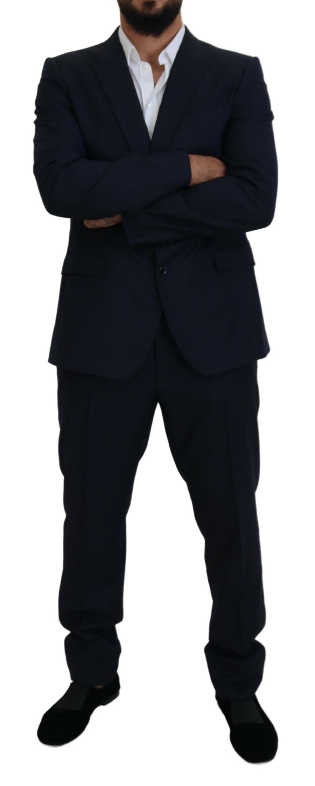 Dolce & Gabbana Blue Single Breasted 2 Piece MARTINI Men's Suit