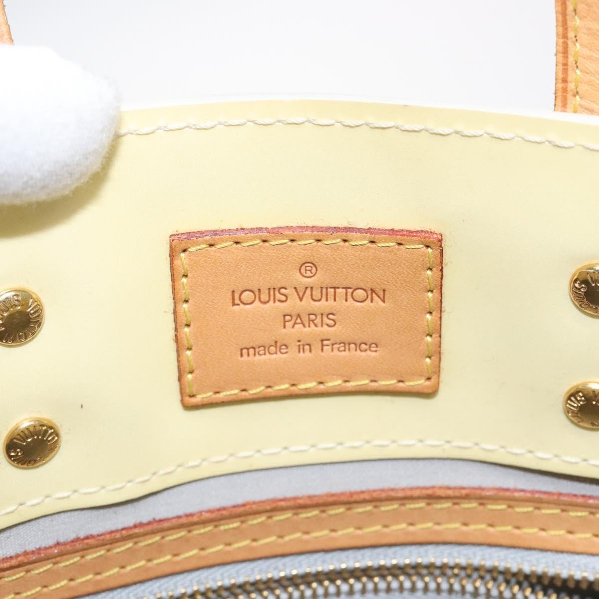 Louis Vuitton Reade Monogram Vernis Beige Patent_Leather Bag (Pre-Owned)