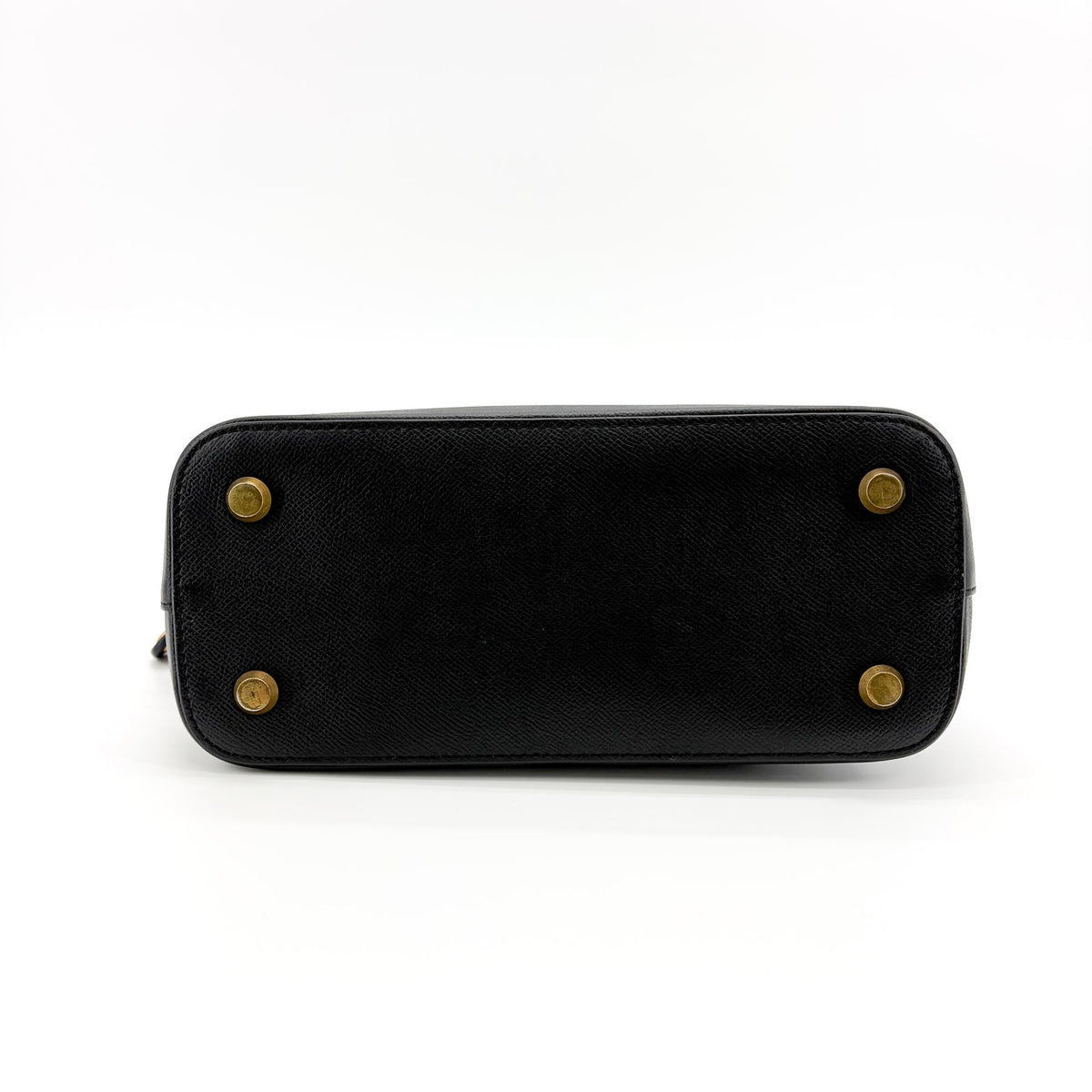 Balenciaga Logo Ville Leather Black Calfskin Handbag (Pre-Owned)