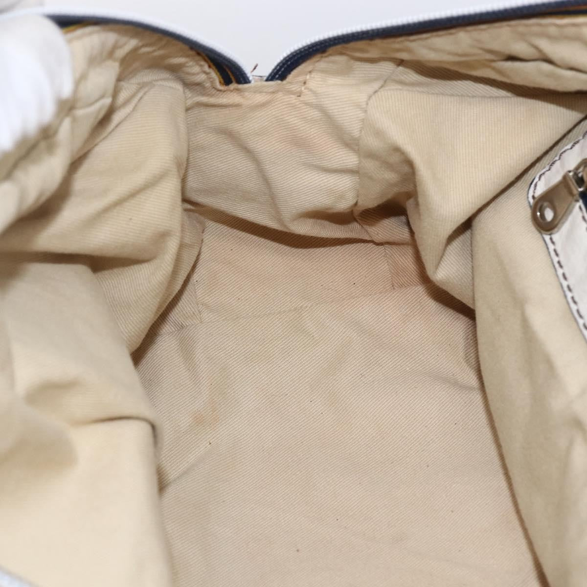 Chloe Handbag Leather White Leather Handbag (Pre-Owned)