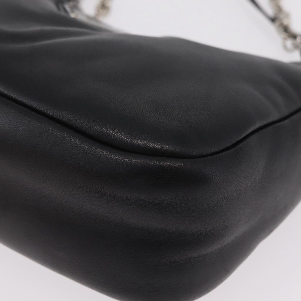 Prada Re-Edition 2005 Nappa Leather Black Leather Shoulder Bag Bag (Pre-Owned)
