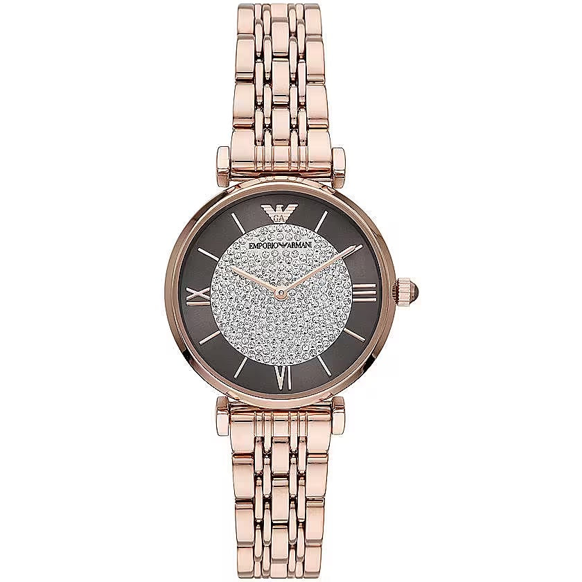 Emporio Armani Bronze Steel Quartz Women's Watch