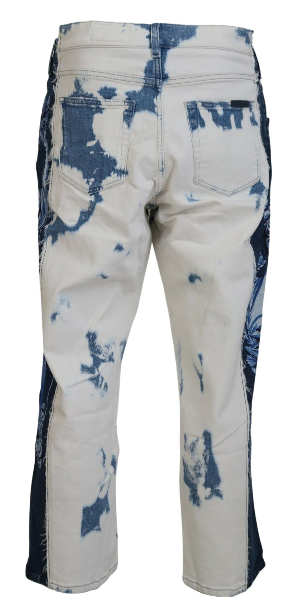Dolce & Gabbana Blue Ceasar Denim Cotton Loose Fit Men's Jeans