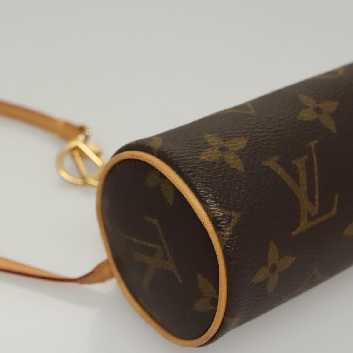 Louis Vuitton Papillon Pochette Monogram Canvas Brown Canvas Bag (Pre-Owned)