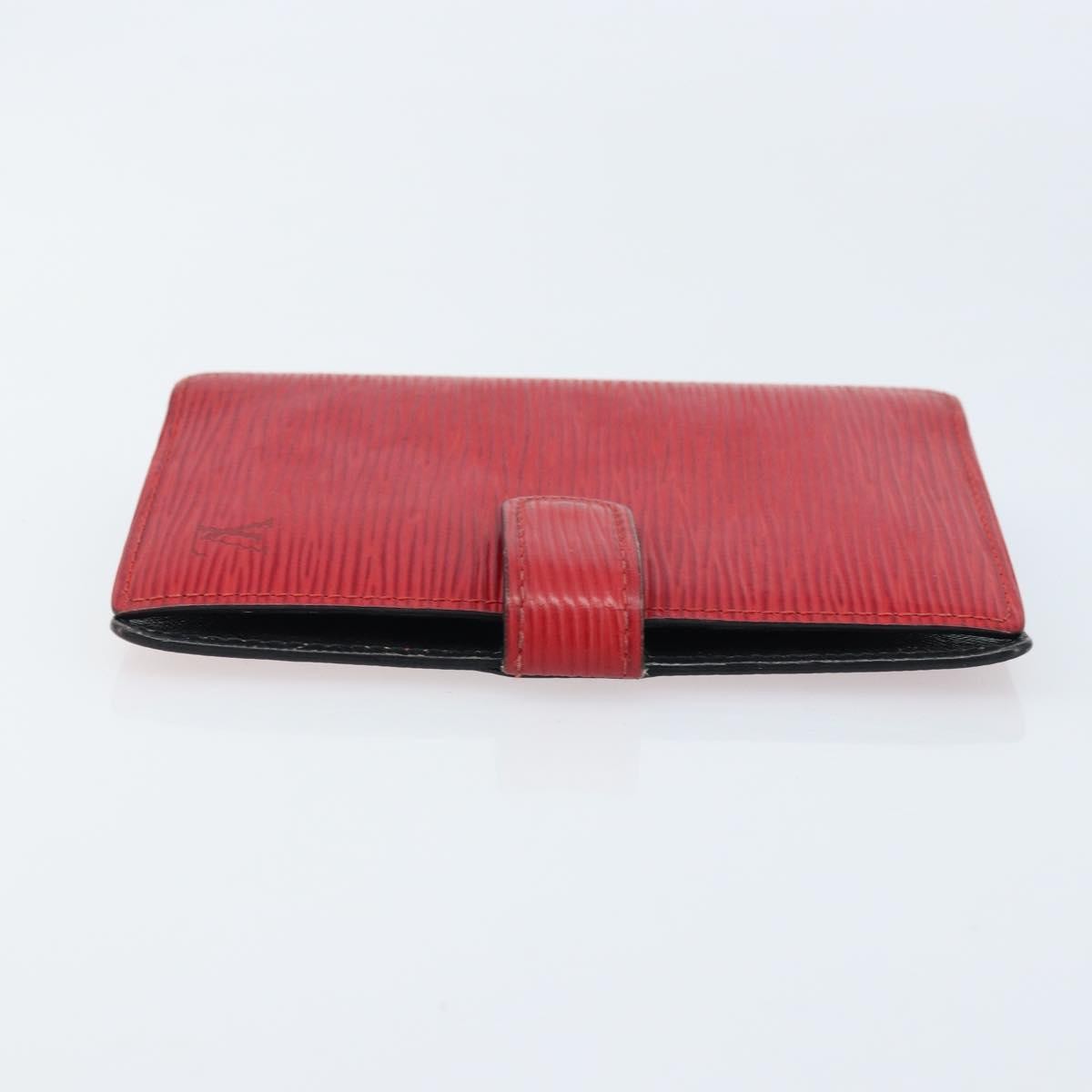 Louis Vuitton Agenda Cover Epi Leather Red Leather Wallets Accessory (Pre-Owned)