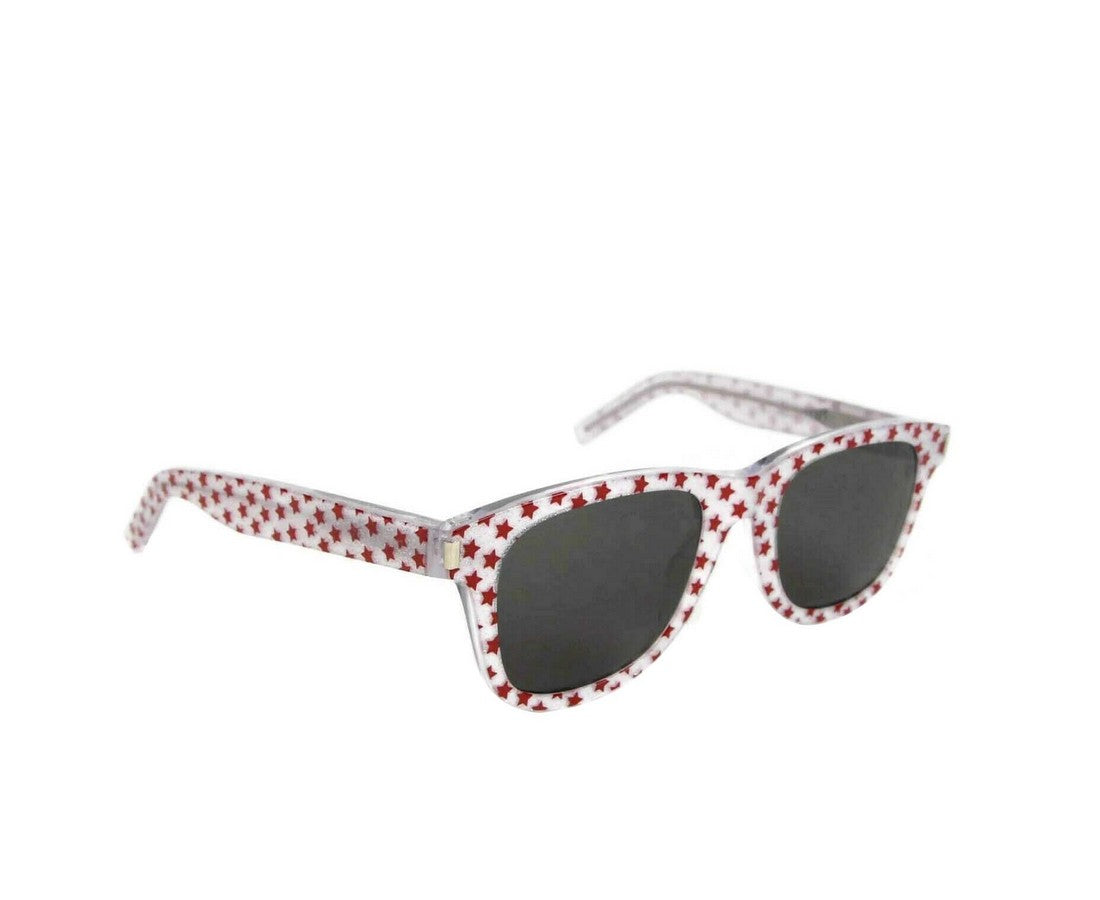 Saint Laurent Women's Classic Silver Glitter Acetate Sunglasses SL51 016 419699 6405