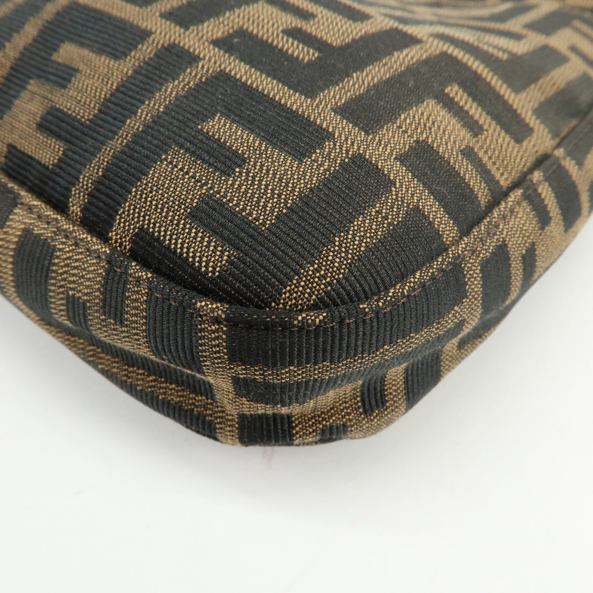 Fendi Vintage Zucca Canvas Brown Canvas Tote Bag Bag (Pre-Owned)