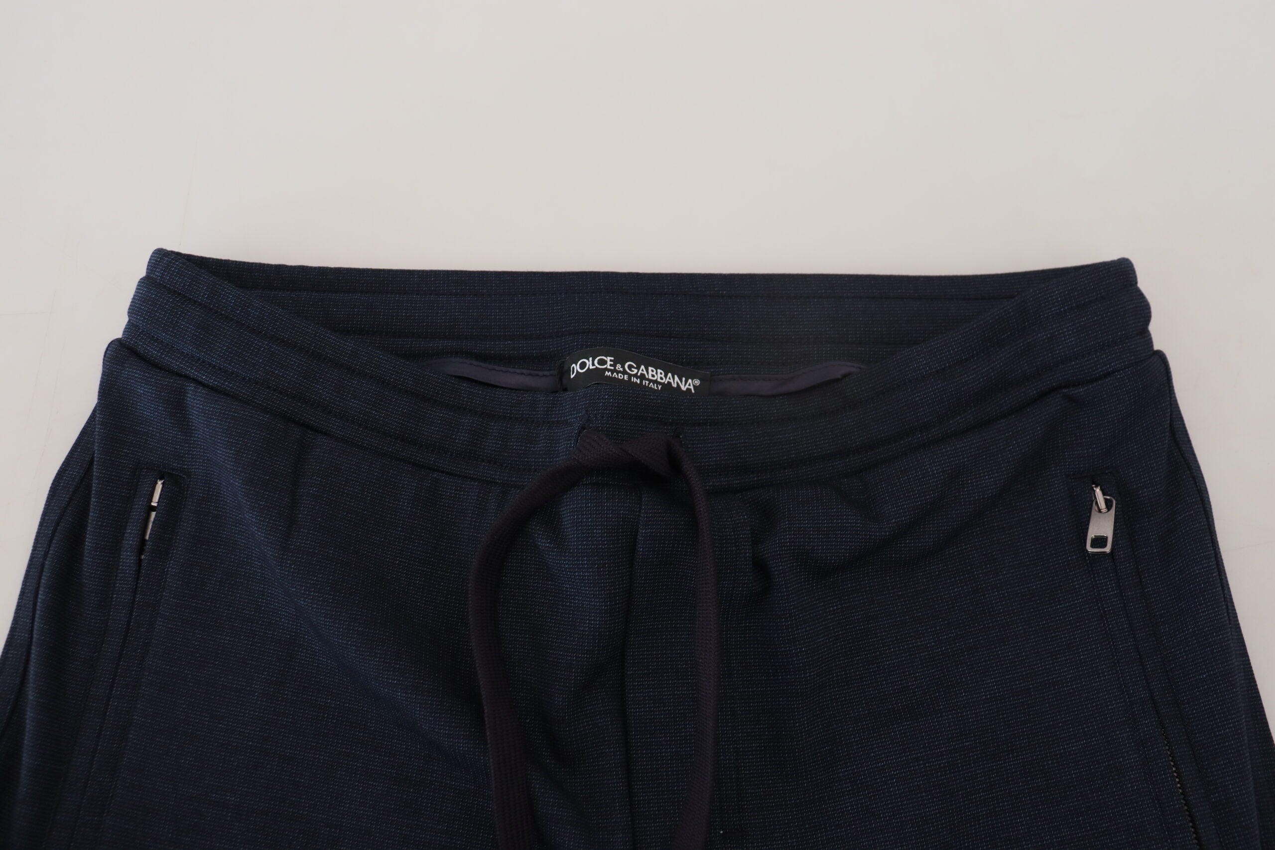 Dolce & Gabbana Elegant Blue Casual Track Men's Sweatpants