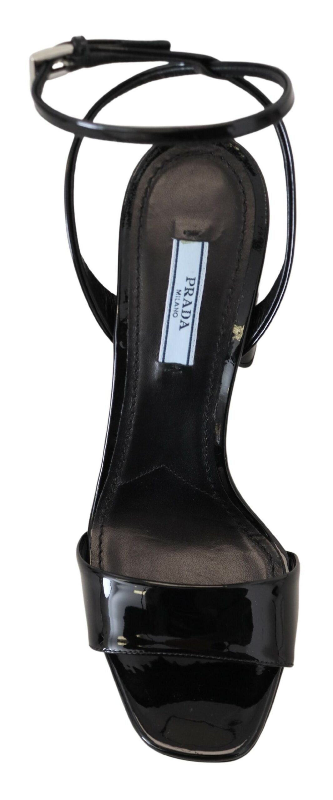 Prada Elevate Your Elegance with Glossy Black Women's Heels