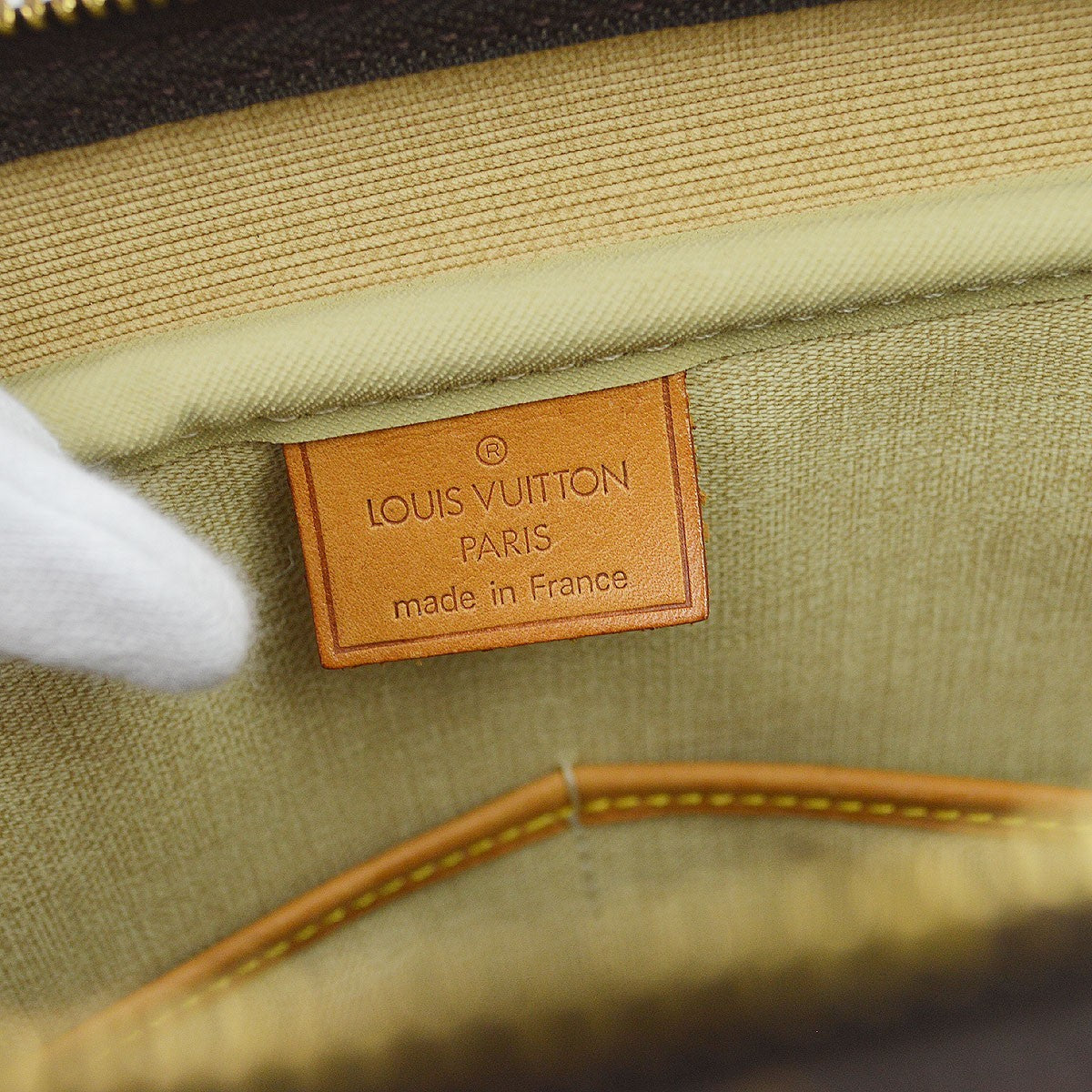 Louis Vuitton Deauville Monogram Canvas Brown Canvas Handbag (Pre-Owned)