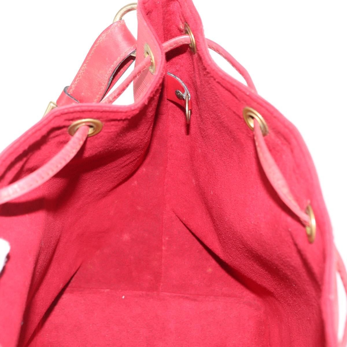 Louis Vuitton Petit Noe Epi Leather Red Leather Shoulder Bag Bag (Pre-Owned)