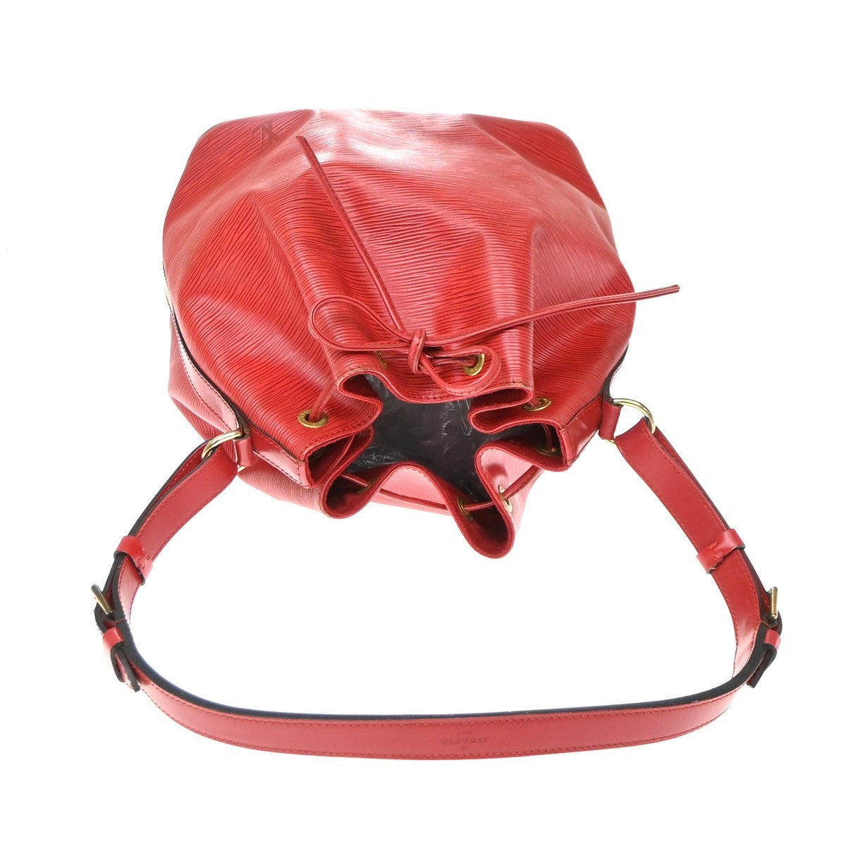 Louis Vuitton Petit Noe Epi Leather Red Leather Shoulder Bag Bag (Pre-Owned)
