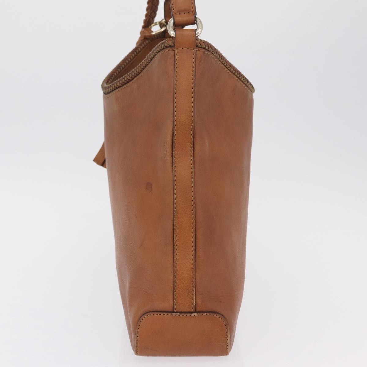 Gucci Marrakech Hobo Leather Brown Leather Shoulder Bag Bag (Pre-Owned)