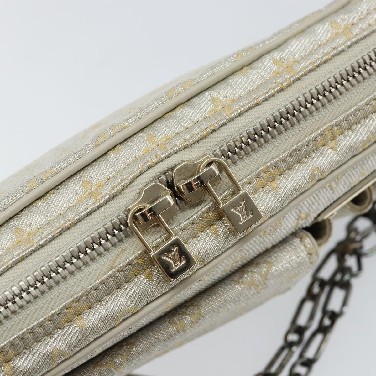 Louis Vuitton Mckenna Mini Lin Gold Canvas Bag (Pre-Owned)