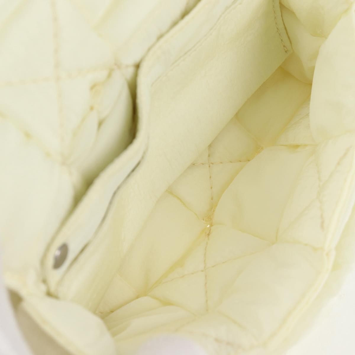 Bottega Veneta Padded Tech Cassette Intrecciato Nylon White Synthetic Bag (Pre-Owned)