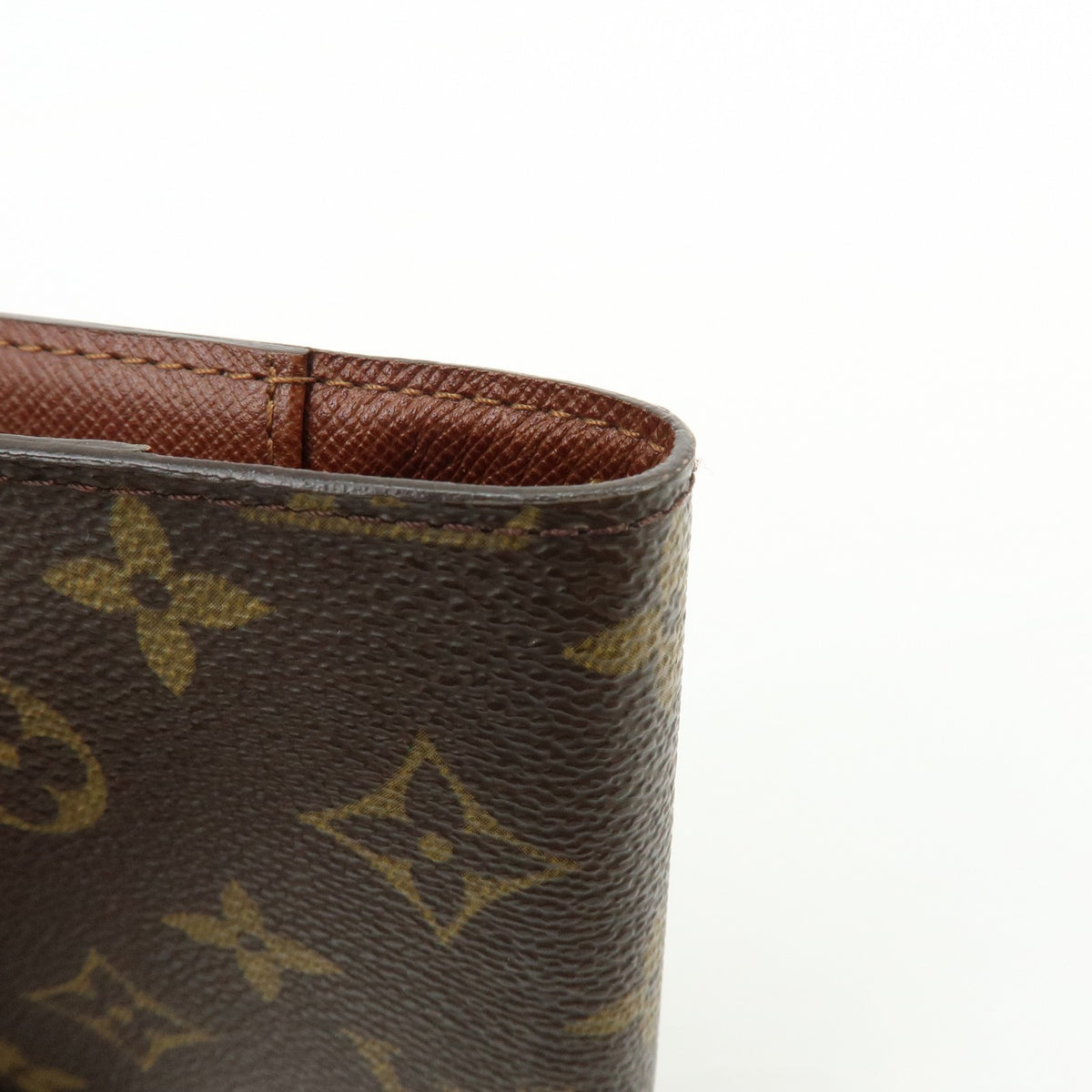 Louis Vuitton Agenda Cover Monogram Canvas Brown Canvas Wallets Accessory (Pre-Owned)