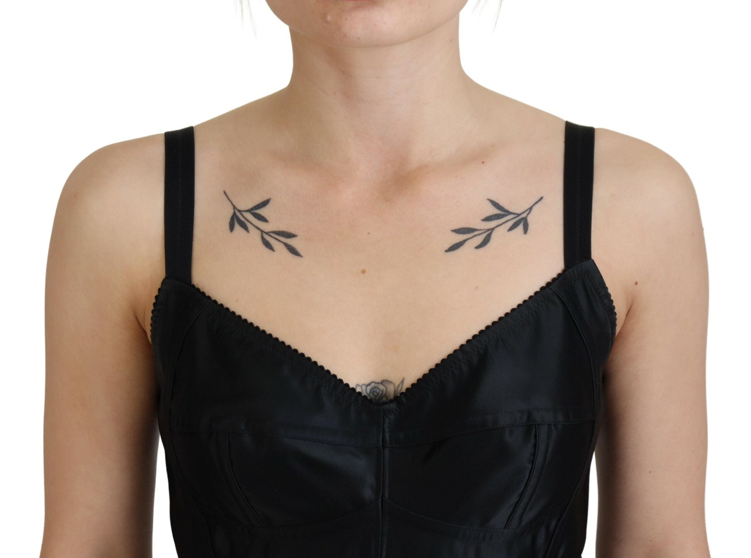 Dolce & Gabbana Elegant Black Sheath A-Line Mini Women's Dress