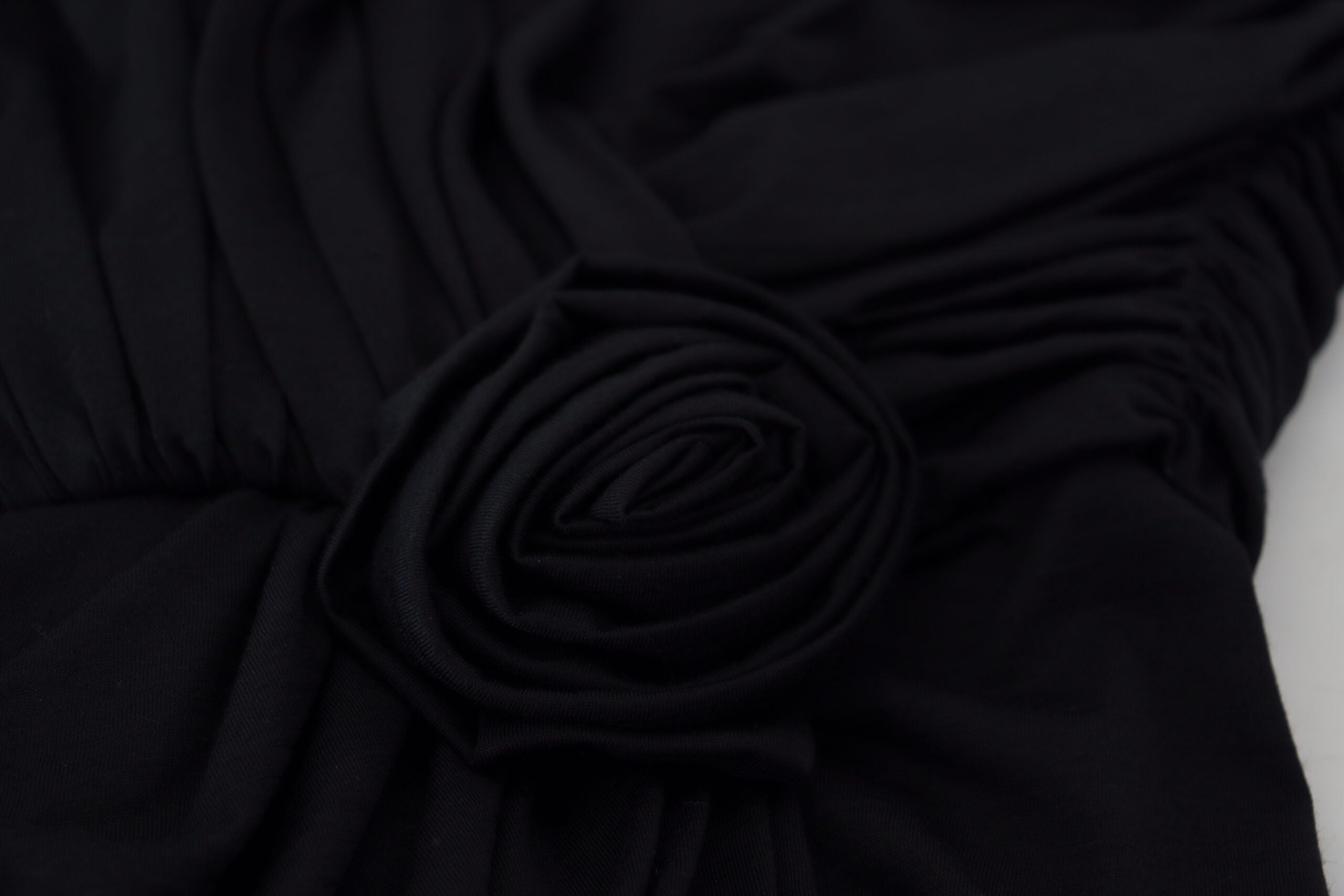 Dolce & Gabbana Black Wrap Sheath One Shoulder Wool Women's Dress