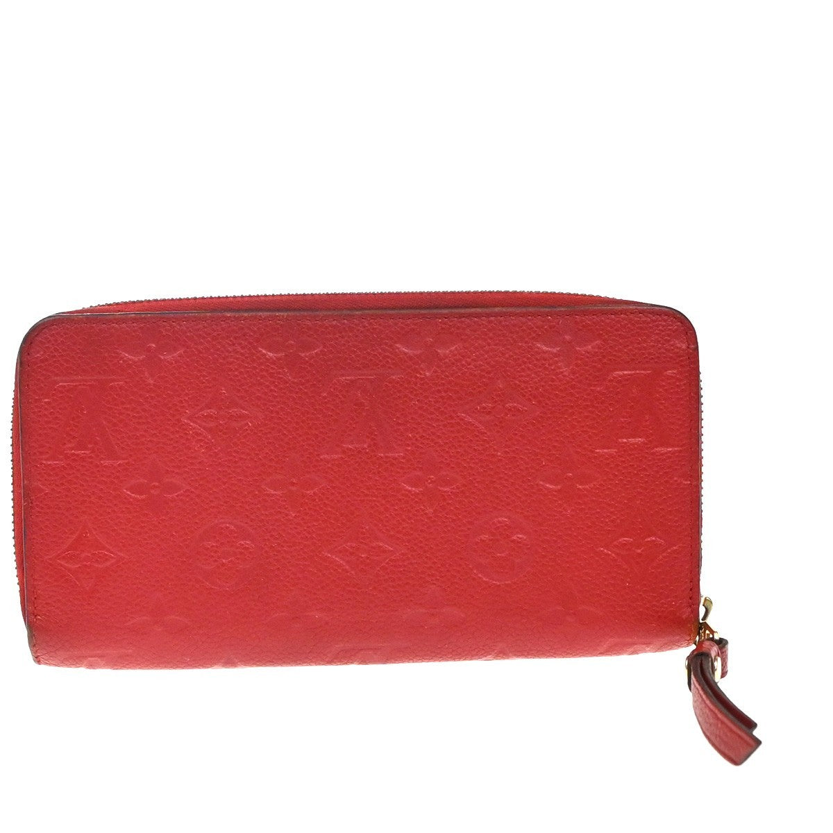 Louis Vuitton Portefeuille Zippy Monogramme Empreinte Monogramme Empreinte Red Leather Wallets Accessory (Pre-Owned)