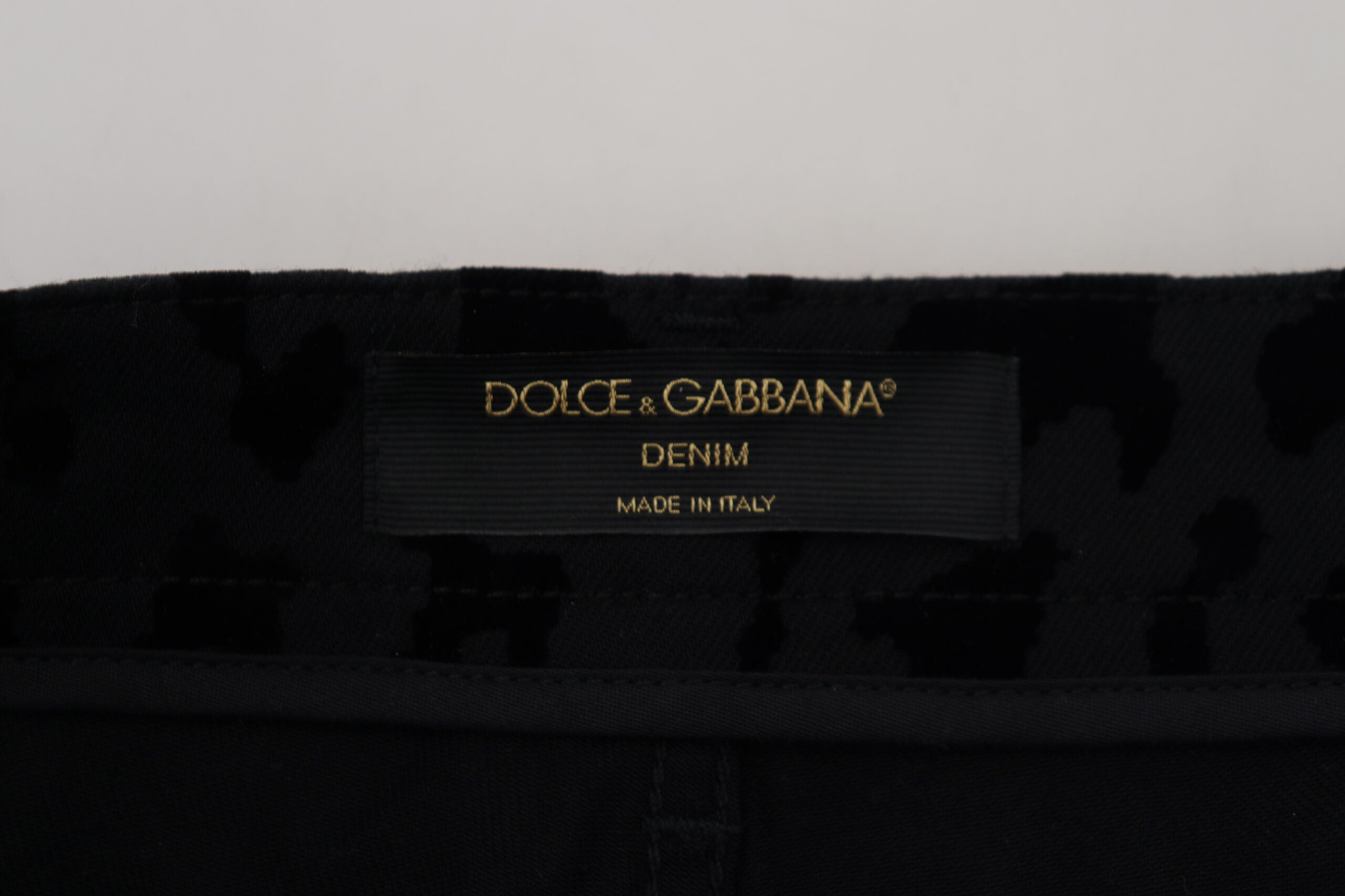 Dolce & Gabbana Elegant High Waist Denim Hot Pants Women's Shorts