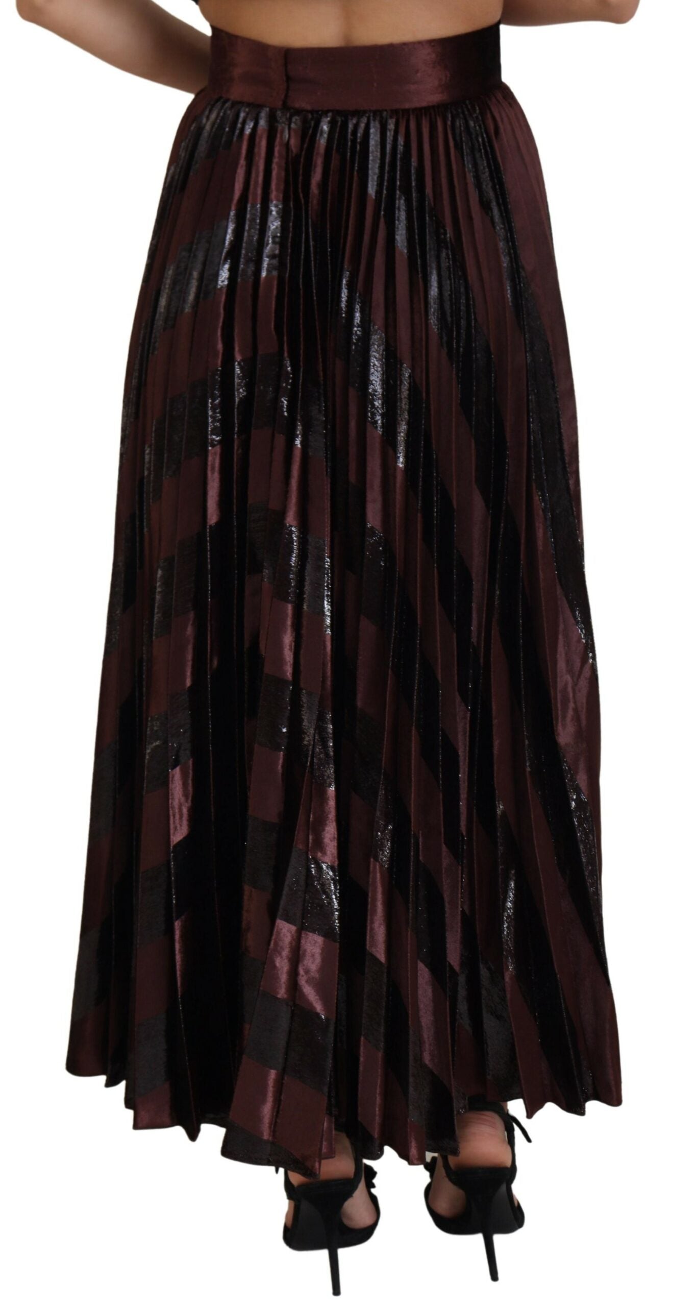 Dolce & Gabbana Elegant High Waist A-Line Maxi Women's Skirt