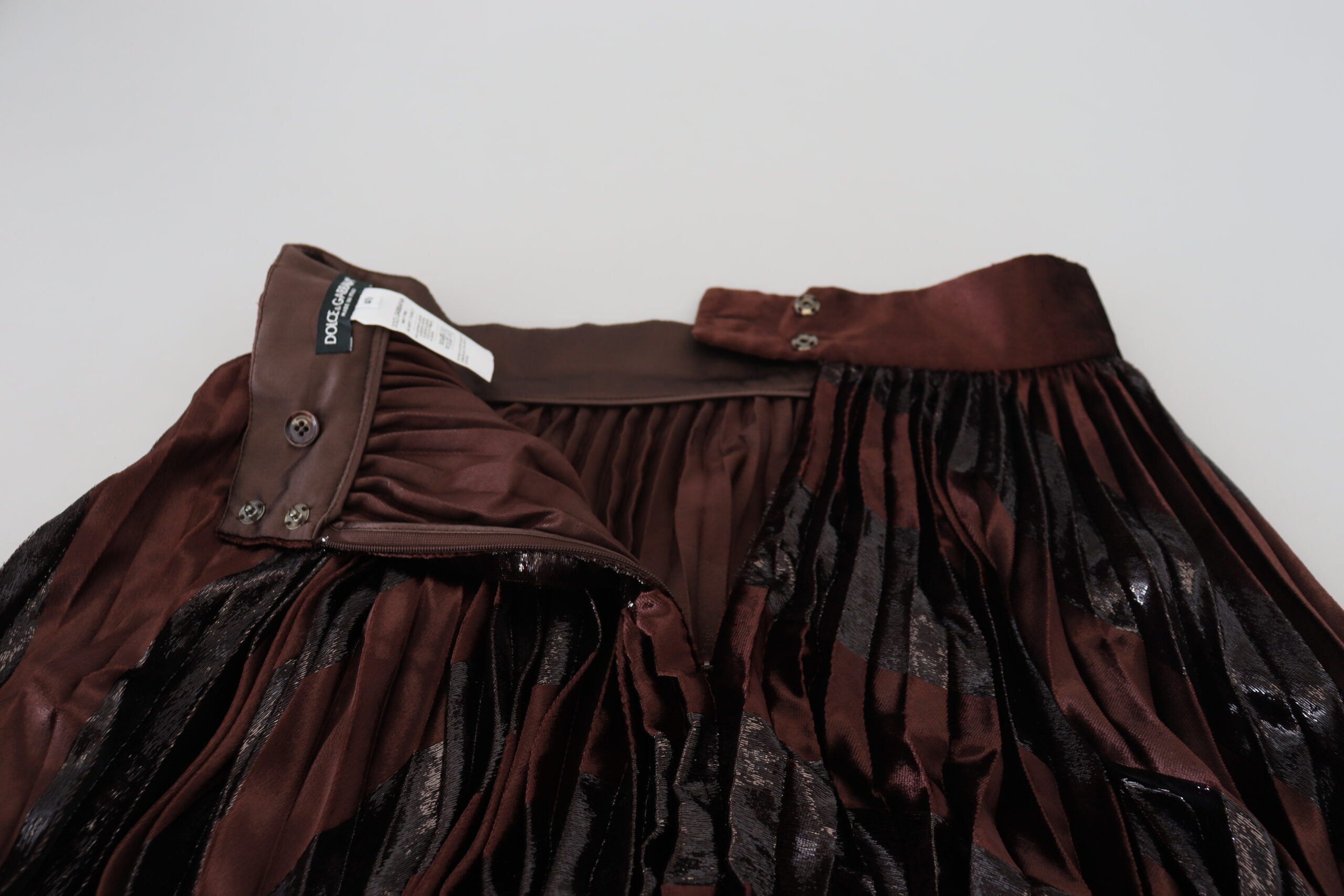 Dolce & Gabbana Elegant High Waist A-Line Maxi Women's Skirt