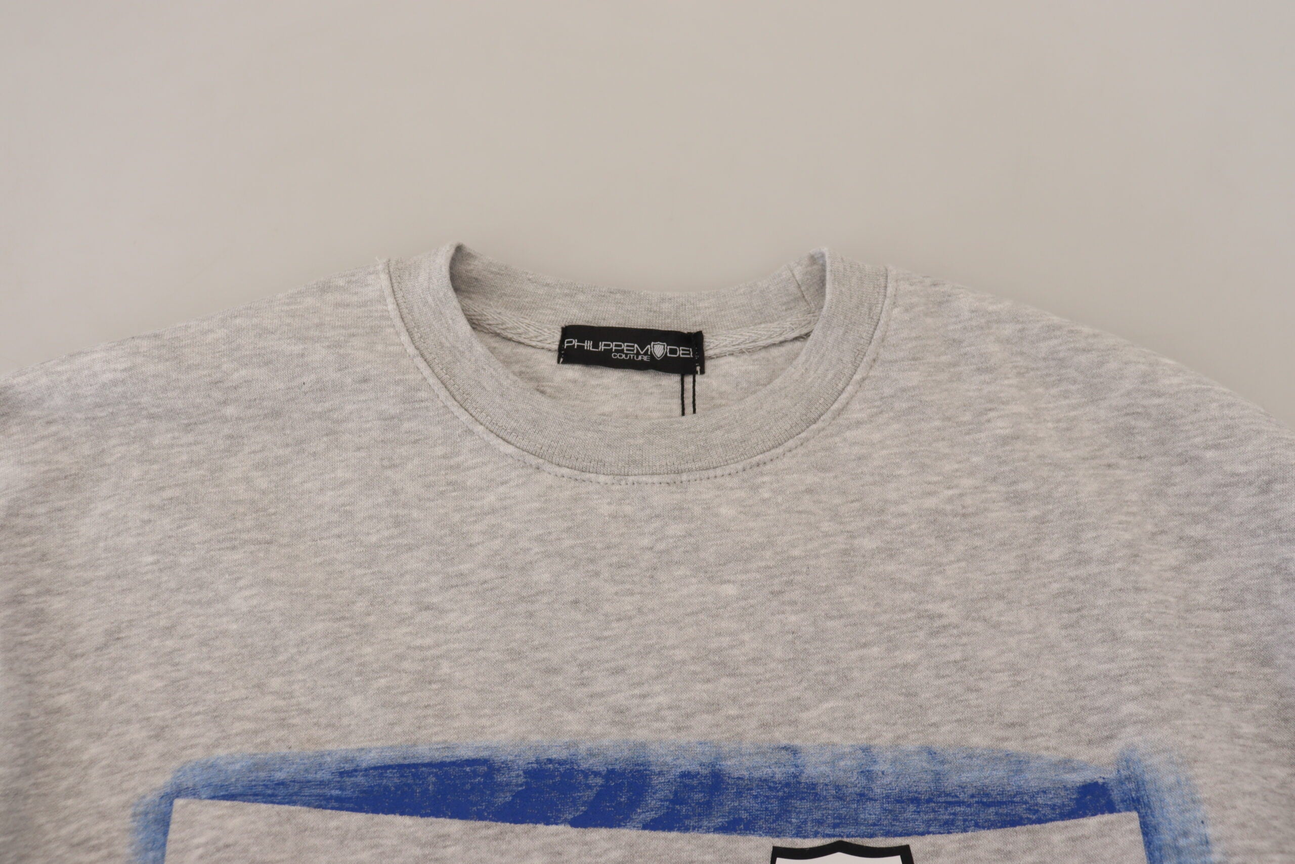 Philippe Model Gray Printed Long Sleeves Pullover Women's Sweater