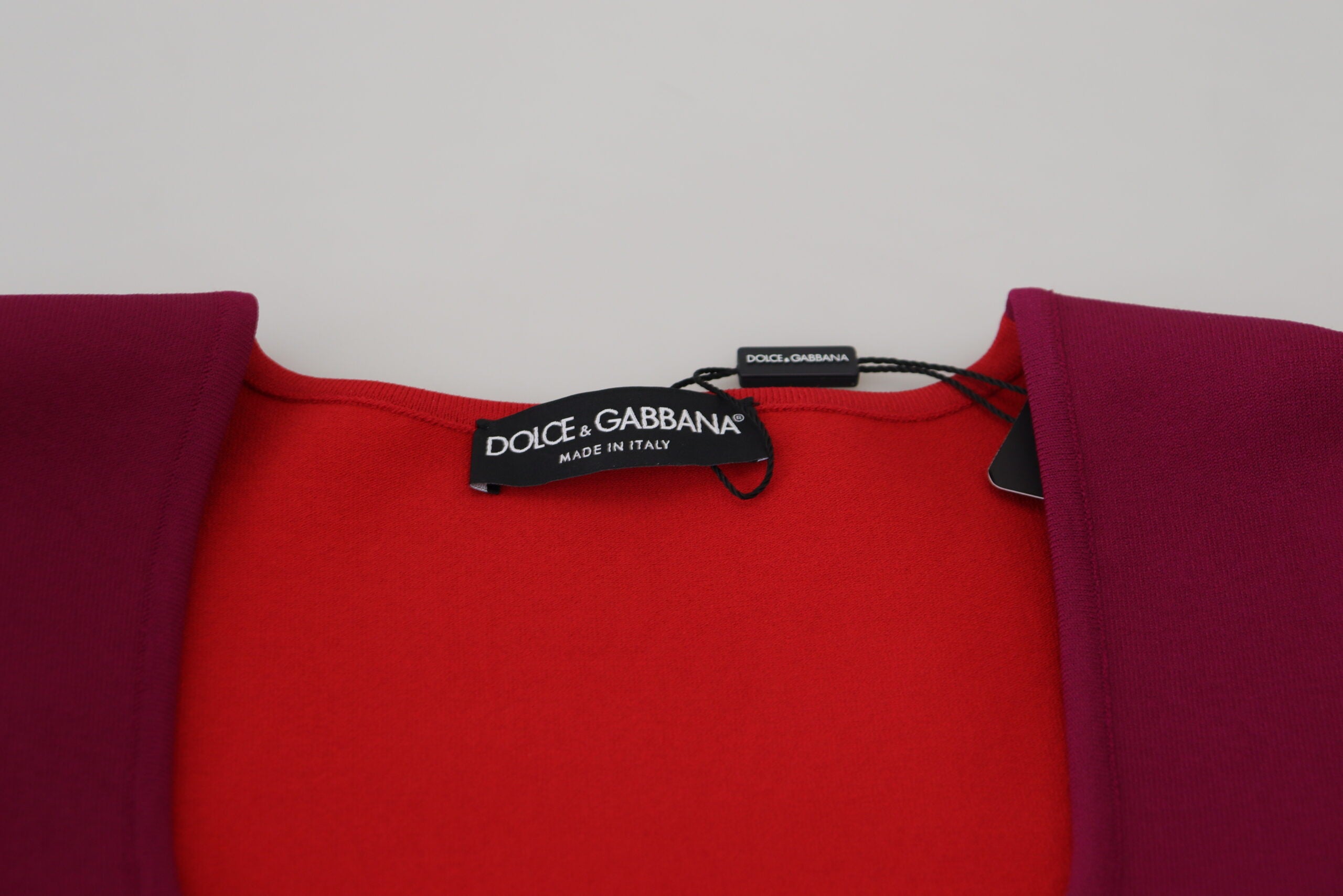 Dolce & Gabbana Multicolor Viscose Square Neck Pullover Women's Sweater