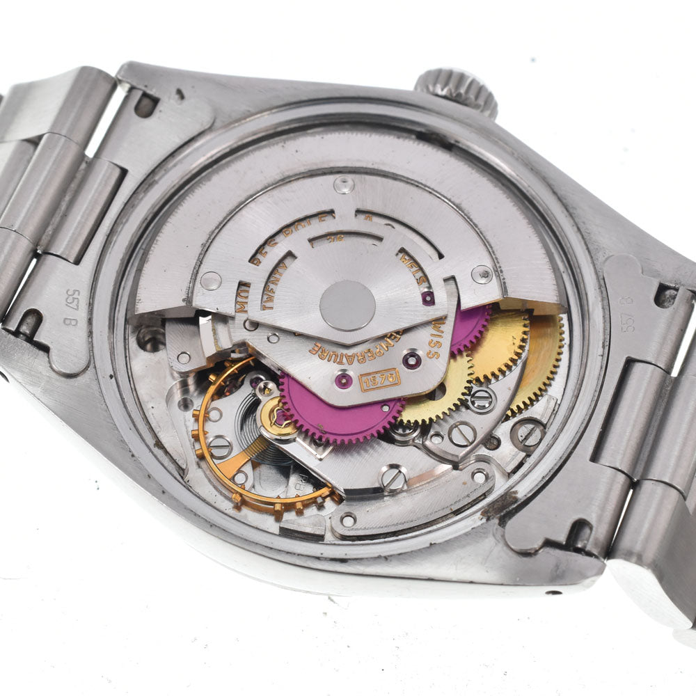 Rolex Oyster Perpetual Date Automatic Stainless Steel And Yellow Gold With Diamond Markers Watch (Pre-Owned)