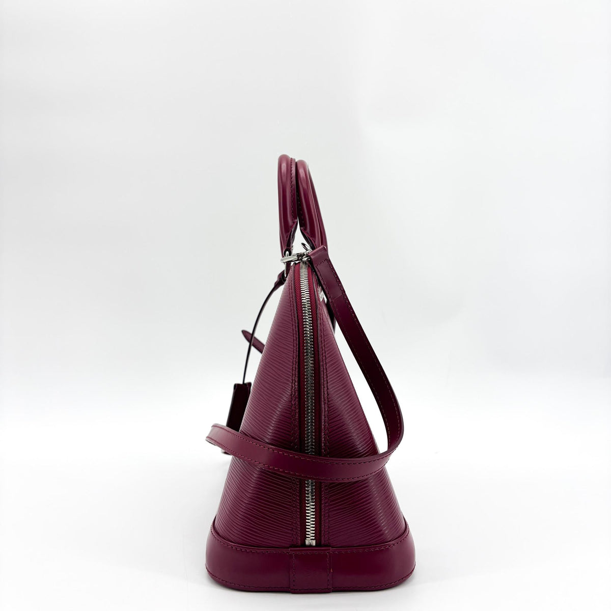Louis Vuitton Alma Epi Leather Purple Leather Handbag (Pre-Owned)