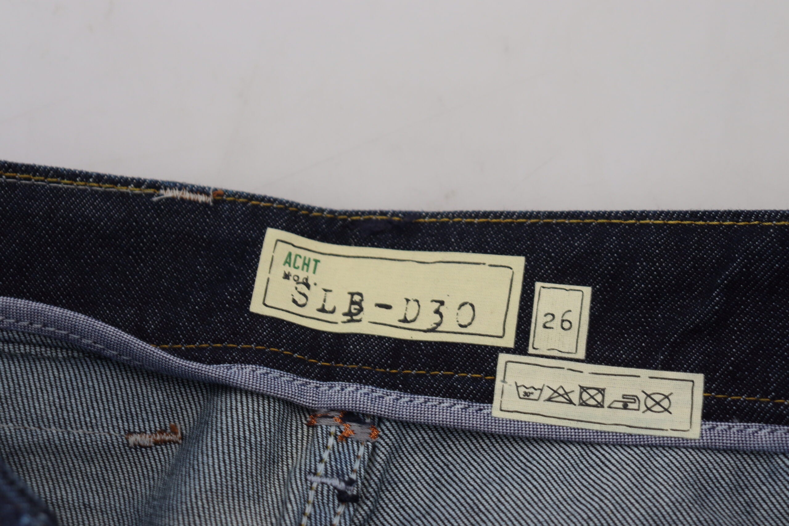 Acht Blue Cotton Low Waist Slim Fit Women Casual Women's Jeans