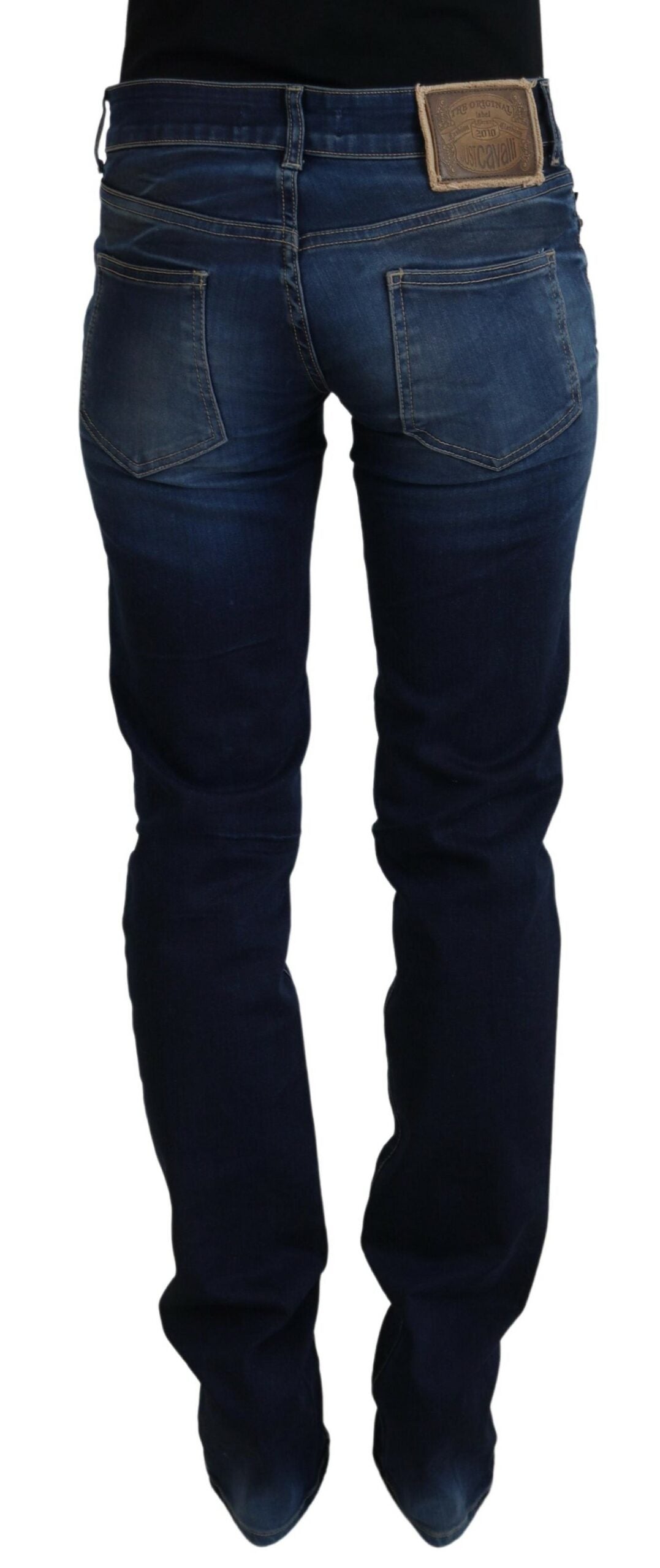 Just Cavalli Blue Cotton Women Casual Denim Women's Jeans