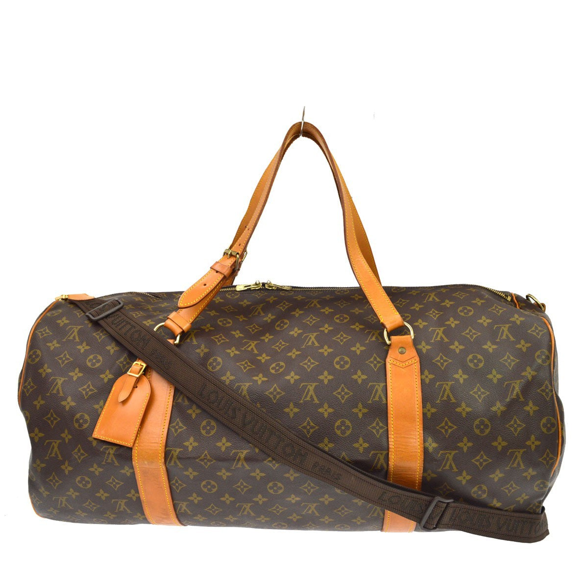 Louis Vuitton Sac Polochon Monogram Canvas Brown Canvas Handbag (Pre-Owned)