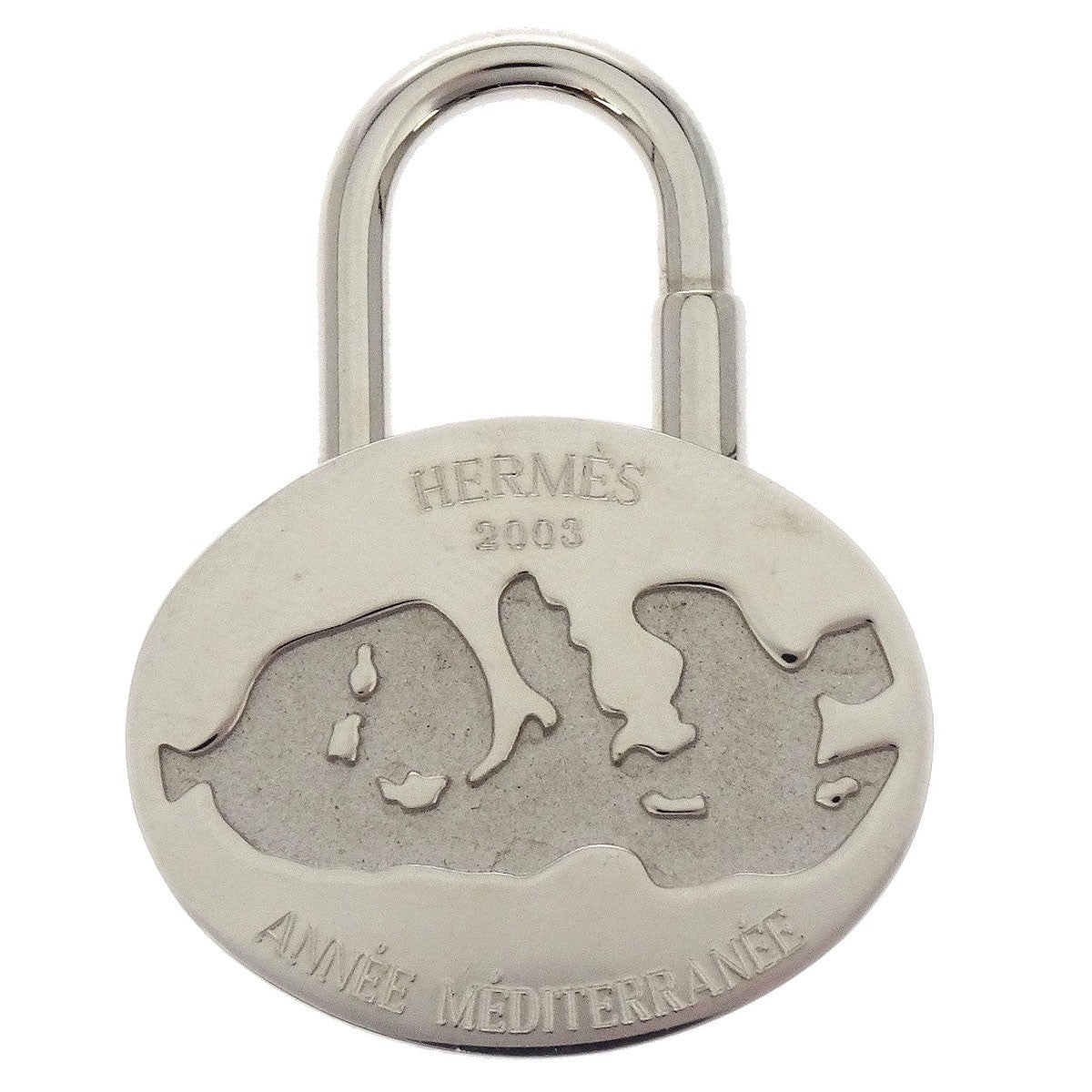 Hermes Annee Mediterranee Cadena Lock Charm Metal Silver Silver_Plated Charms And Keychains Accessory (Pre-Owned)