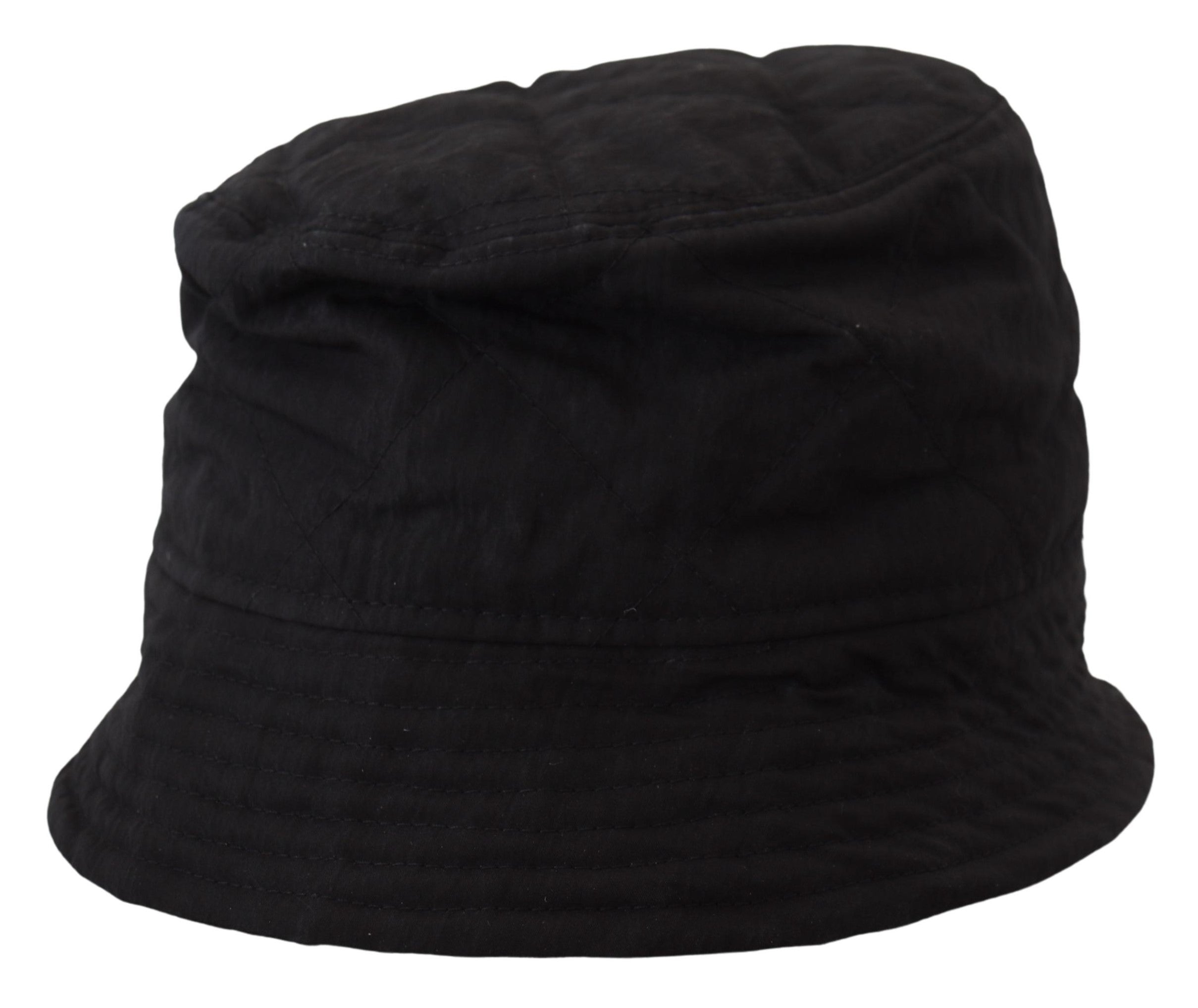 Dolce & Gabbana Black Nylon Women Bucket Cap Women's Hat