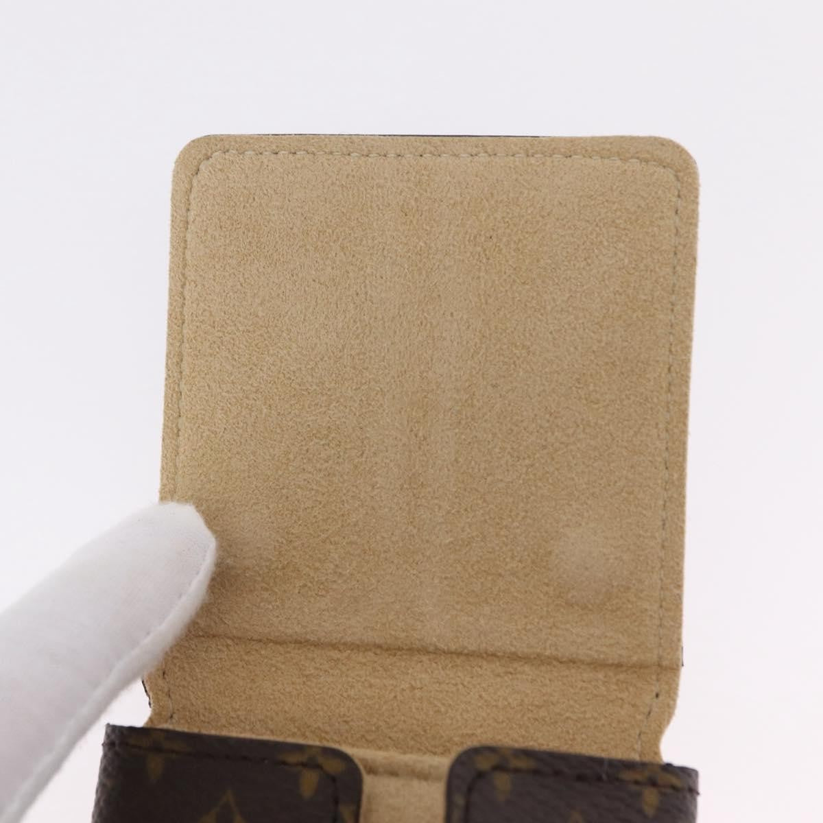 Louis Vuitton Folding Jewelry Case Monogram Canvas Brown Canvas Toiletry Case Accessory (Pre-Owned)