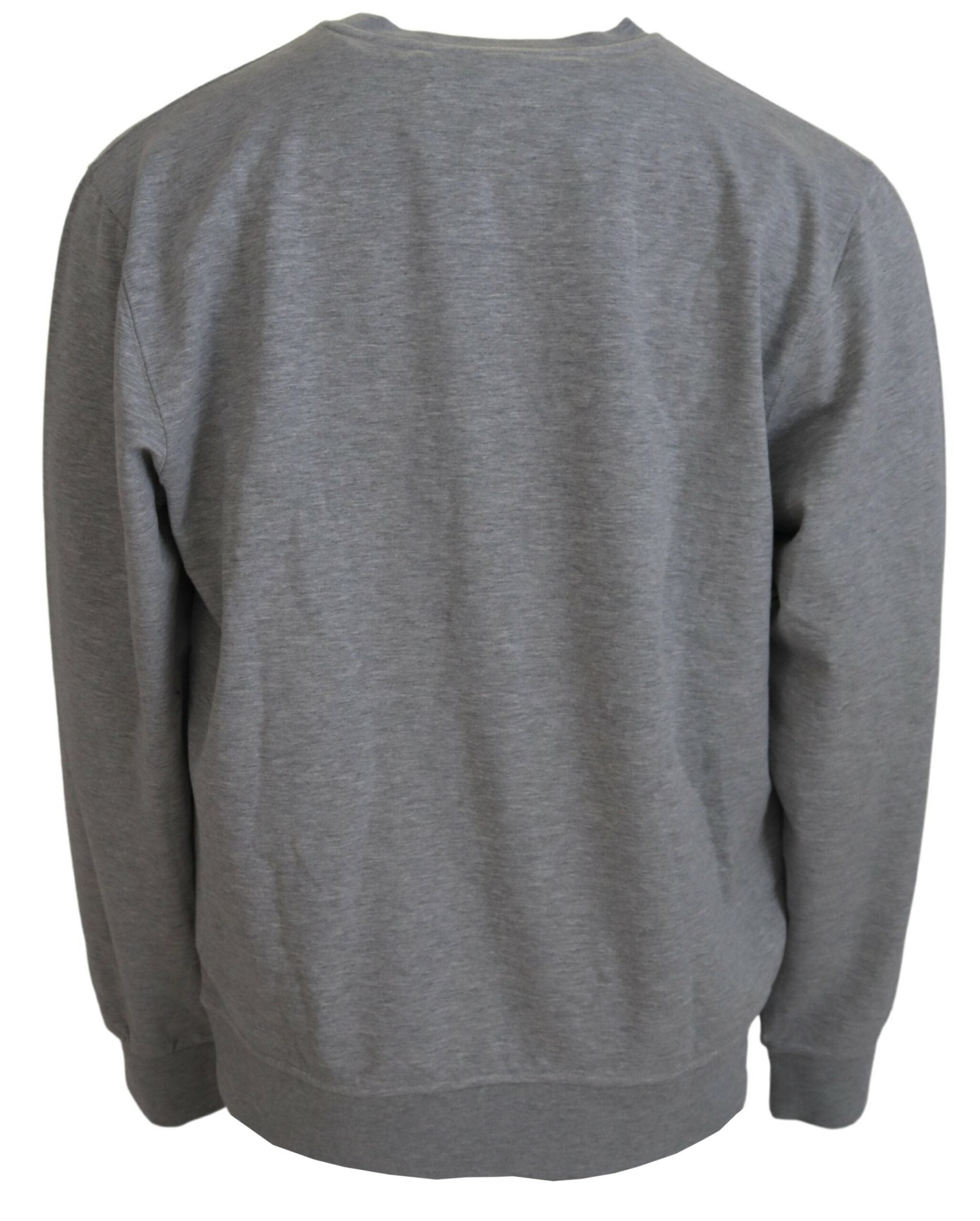 Aeronautica Militare Gray Men Pullover Sweatshirt Men's Sweater