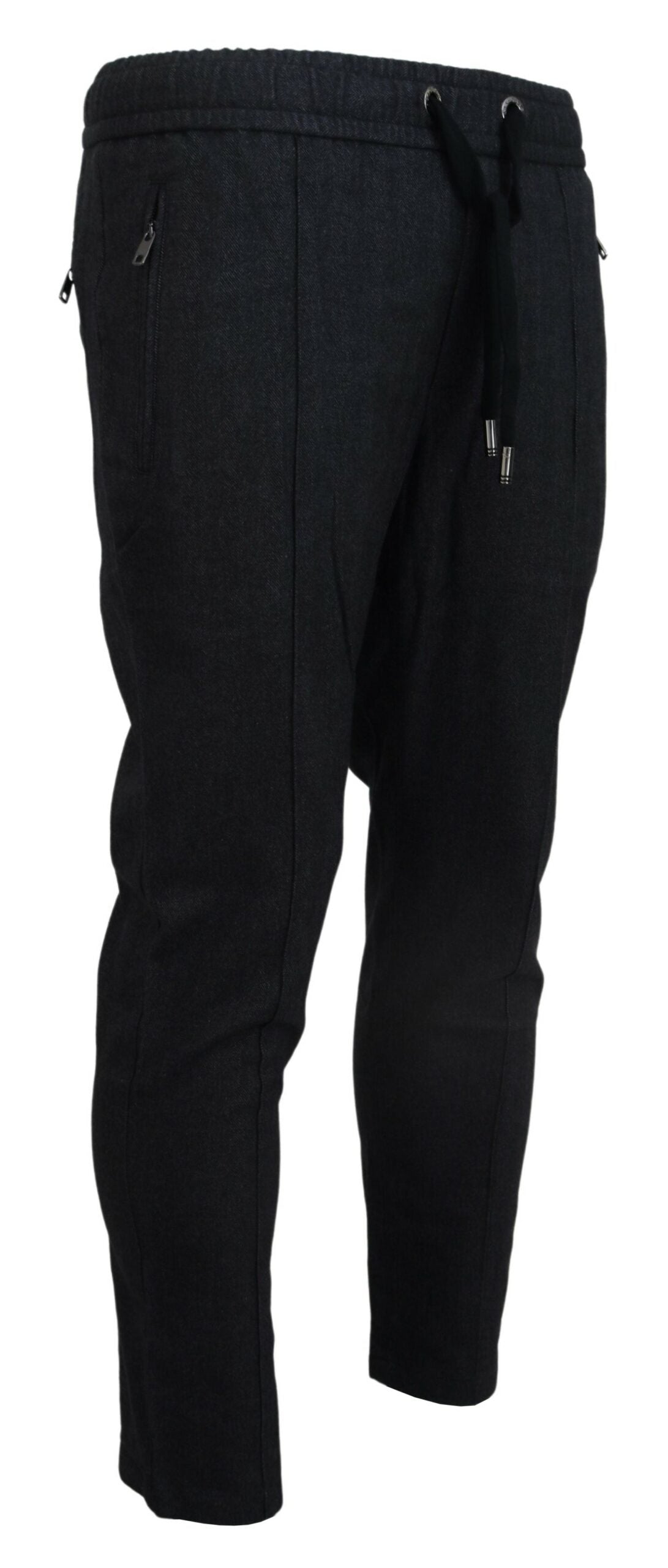 Dolce & Gabbana Gray Cotton Jogger Men Men's Pants