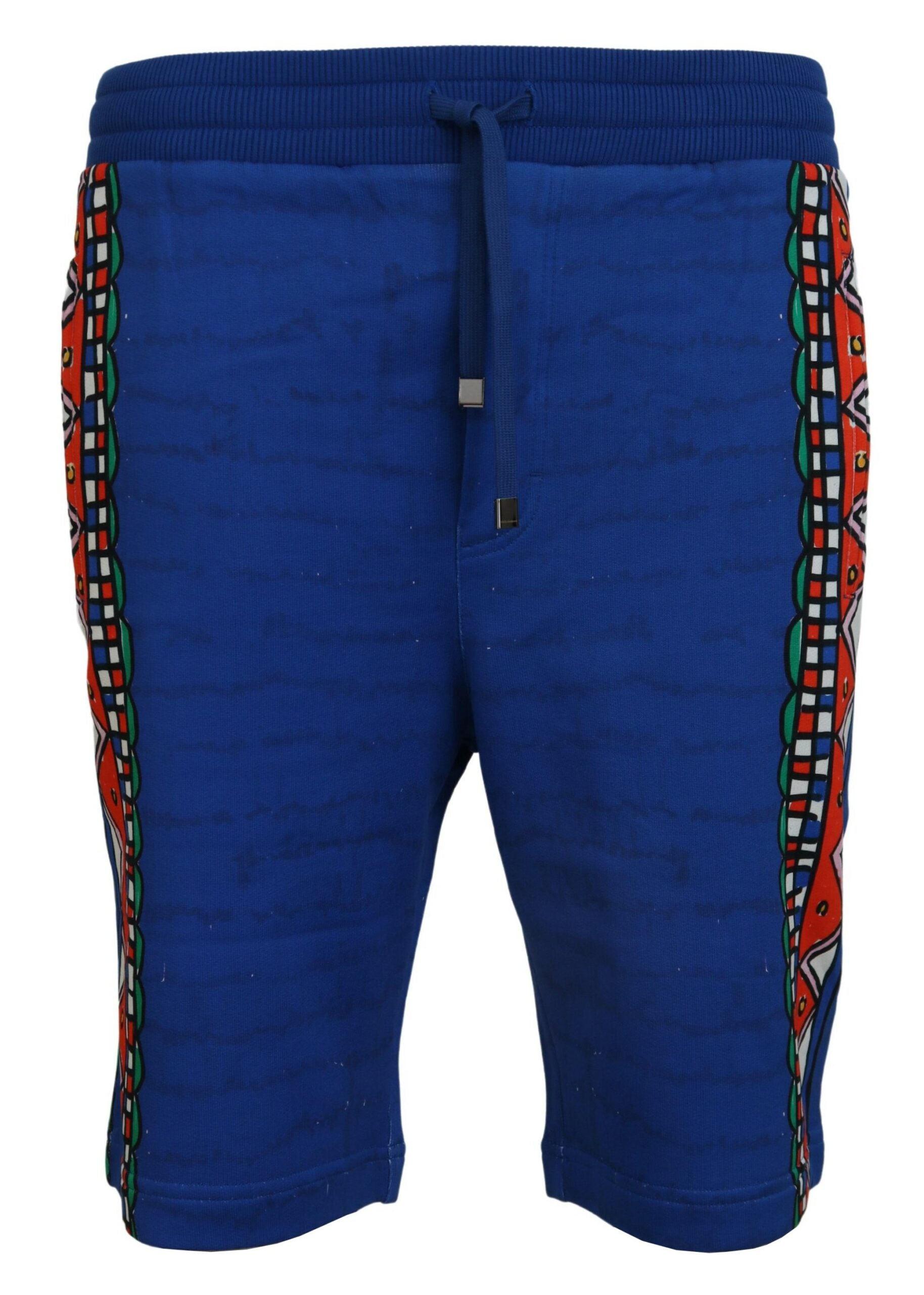 Dolce & Gabbana Elegant Multicolor Printed Cotton Men's Shorts