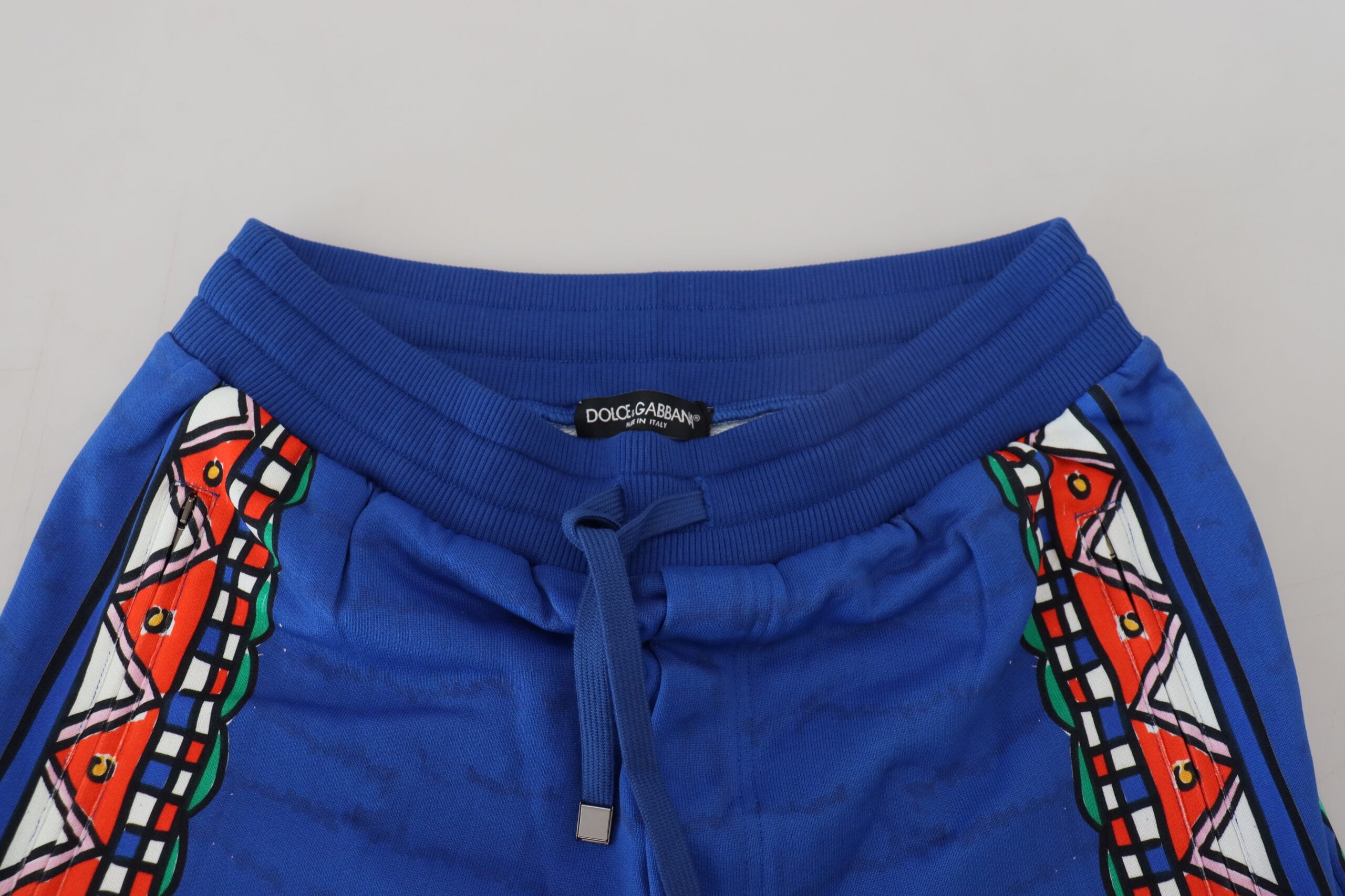 Dolce & Gabbana Elegant Multicolor Printed Cotton Men's Shorts