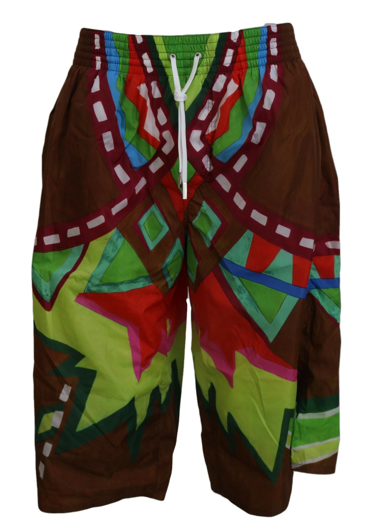 Dsquared² Multicolor Printed Men Beachwear Shorts Men's Swimwear