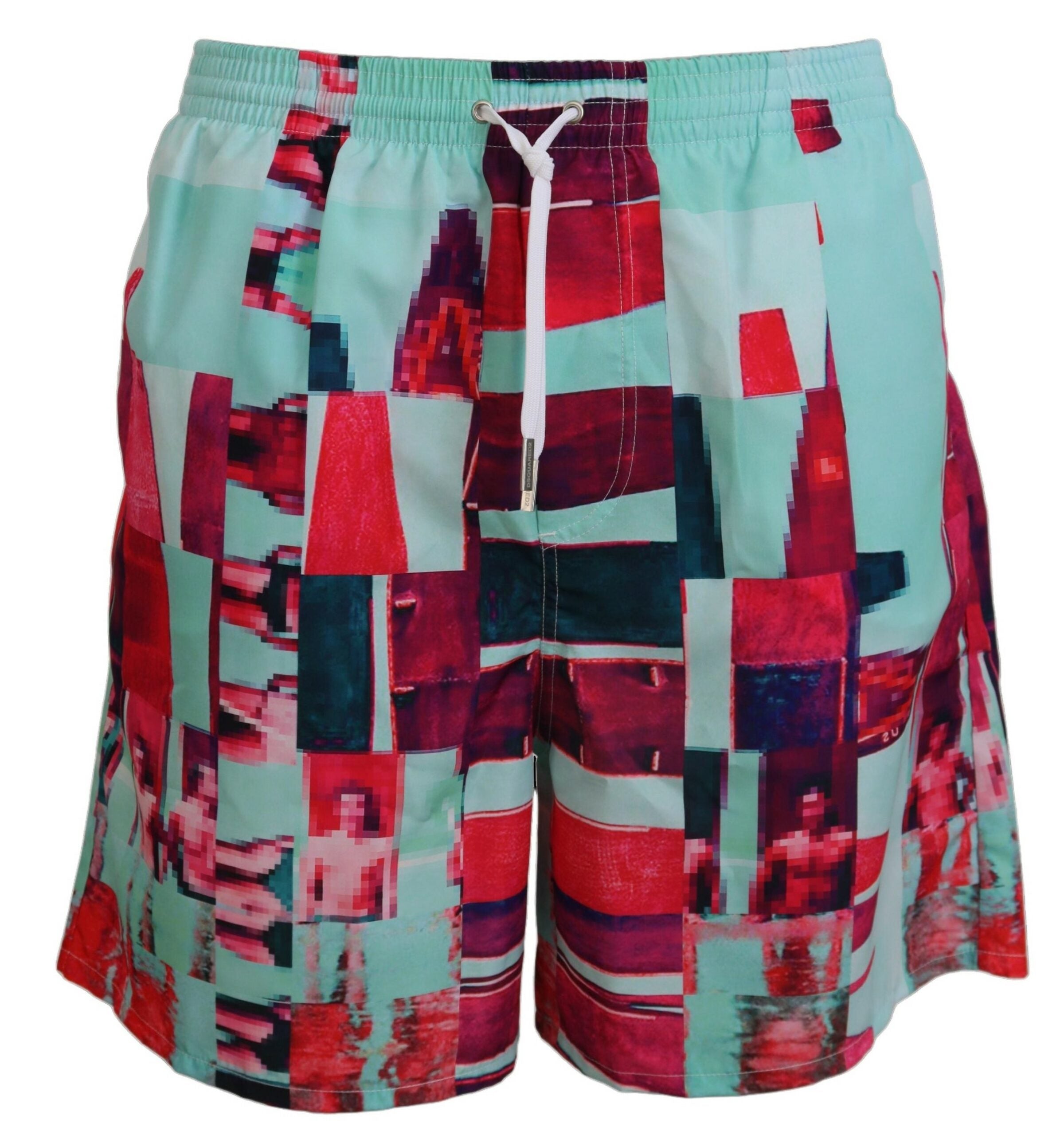 Dsquared² Multicolor Printed Beachwear Shorts Men's Swimwear