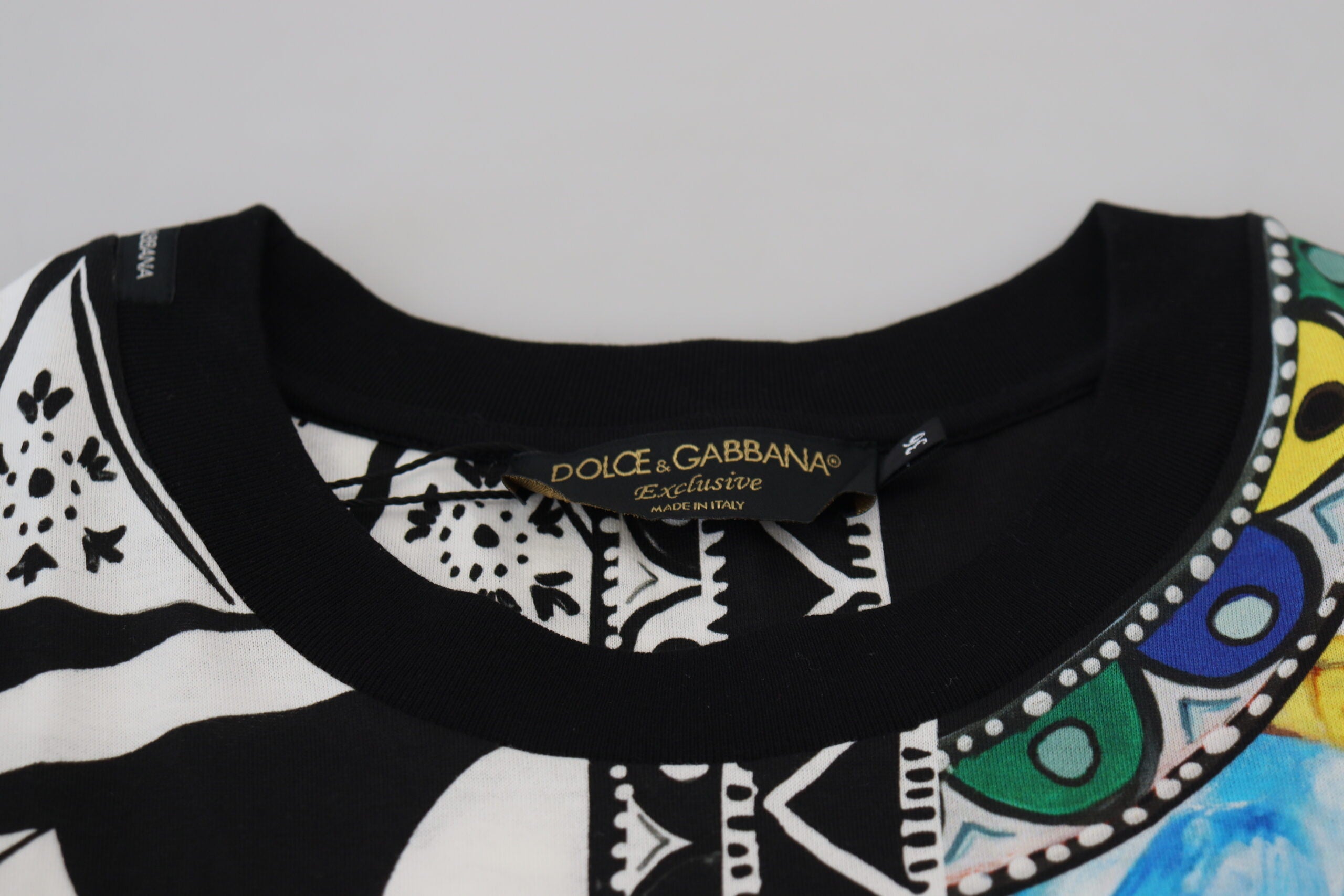 Dolce & Gabbana Multicolor Printed Women Exclusive Shirt Women's Top