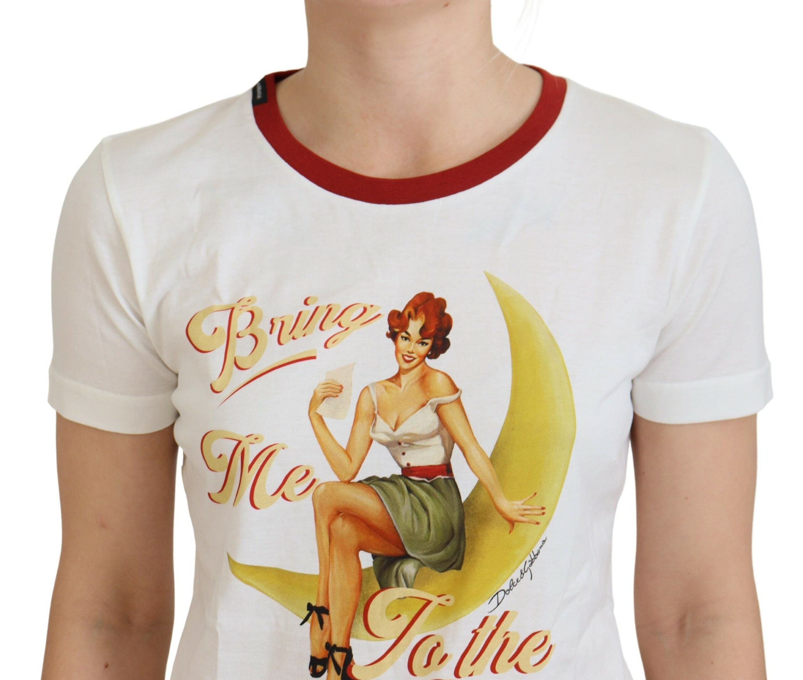 Dolce & Gabbana Elegant White Cotton Casual Women's Top