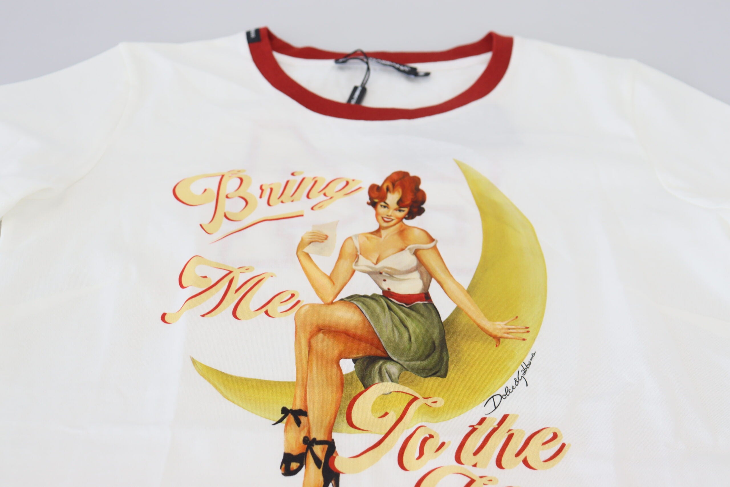 Dolce & Gabbana Elegant White Cotton Casual Women's Top