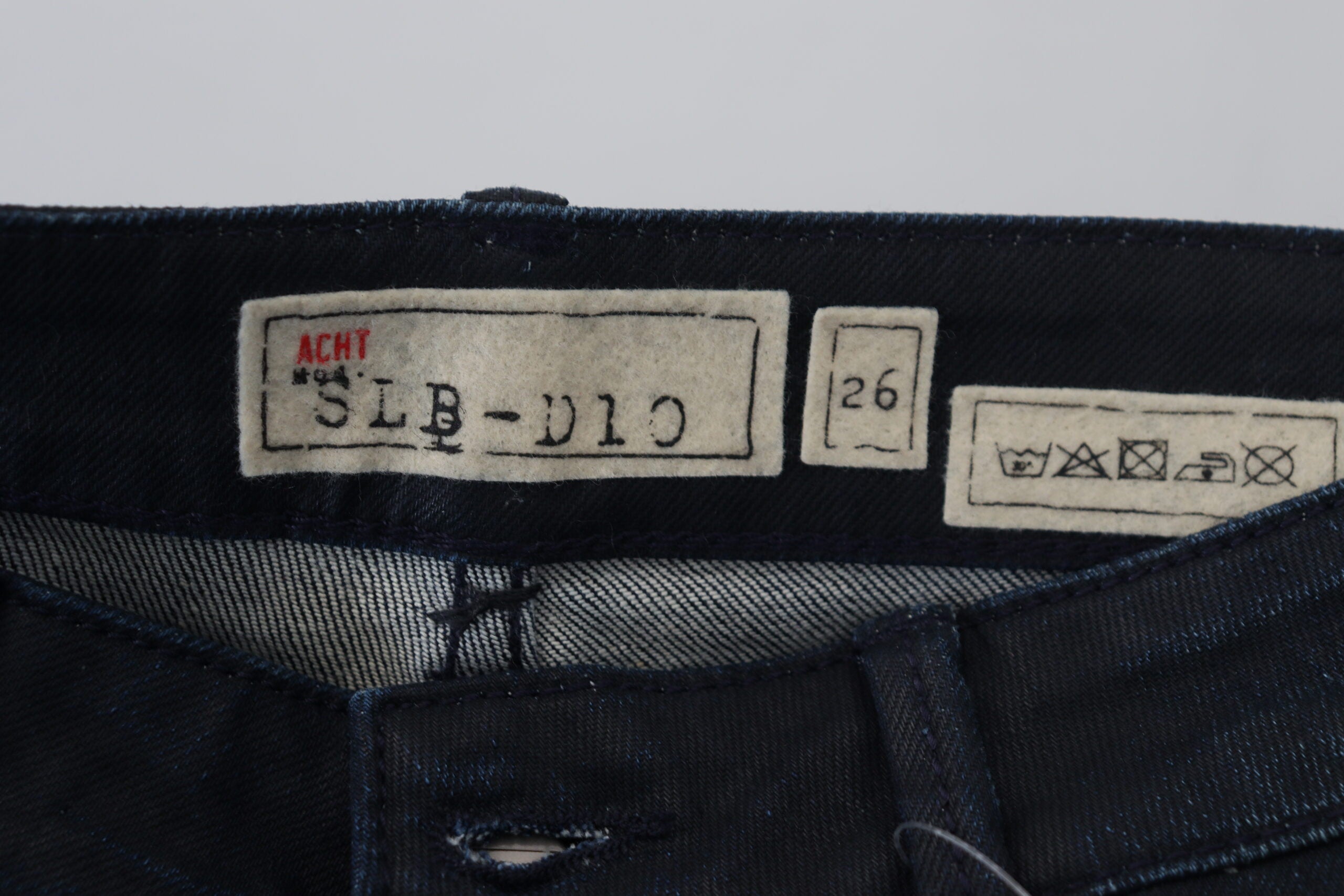 Acht Blue Low Waist Slim Fit Women Denim Women's Jeans