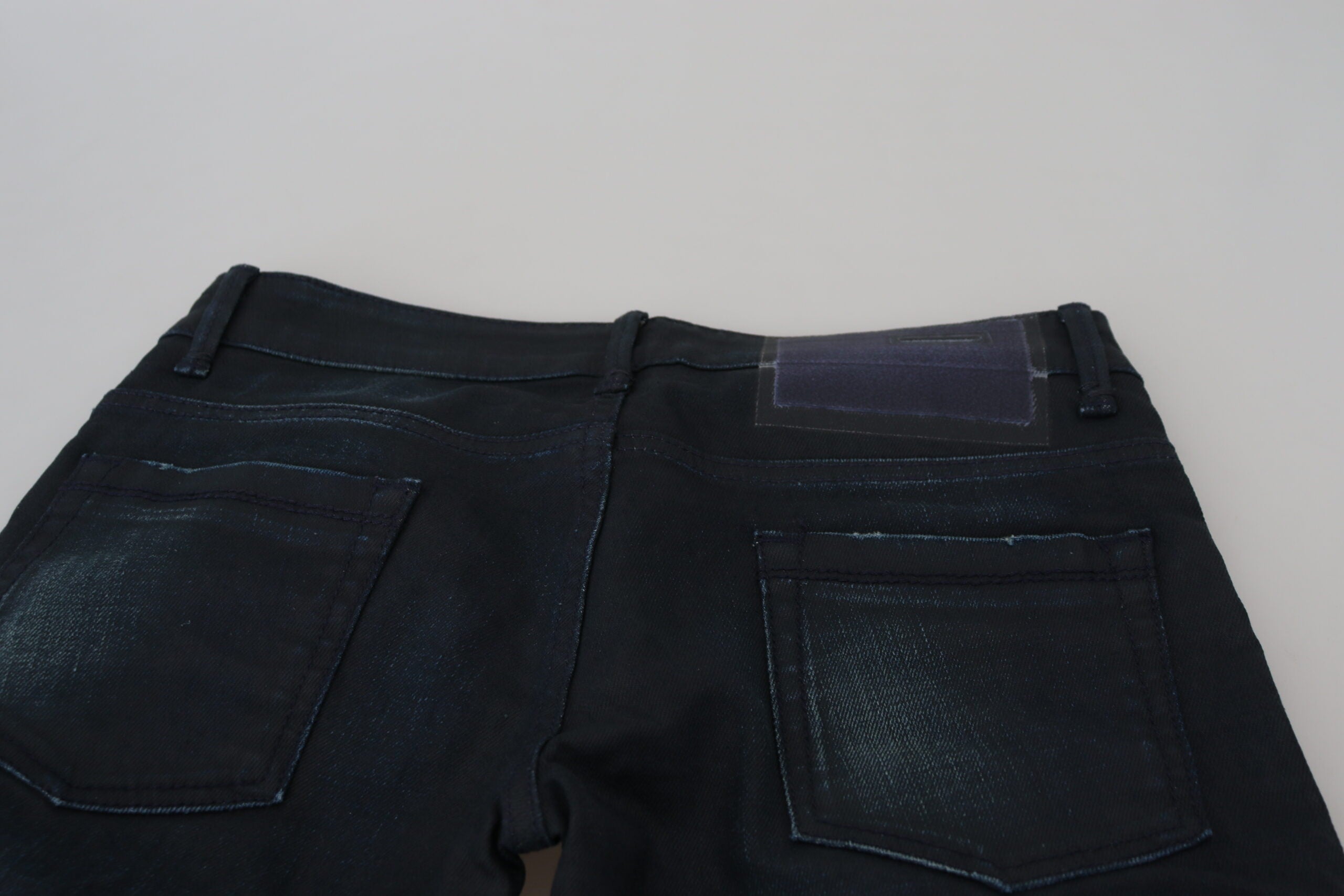 Acht Blue Low Waist Slim Fit Women Denim Women's Jeans