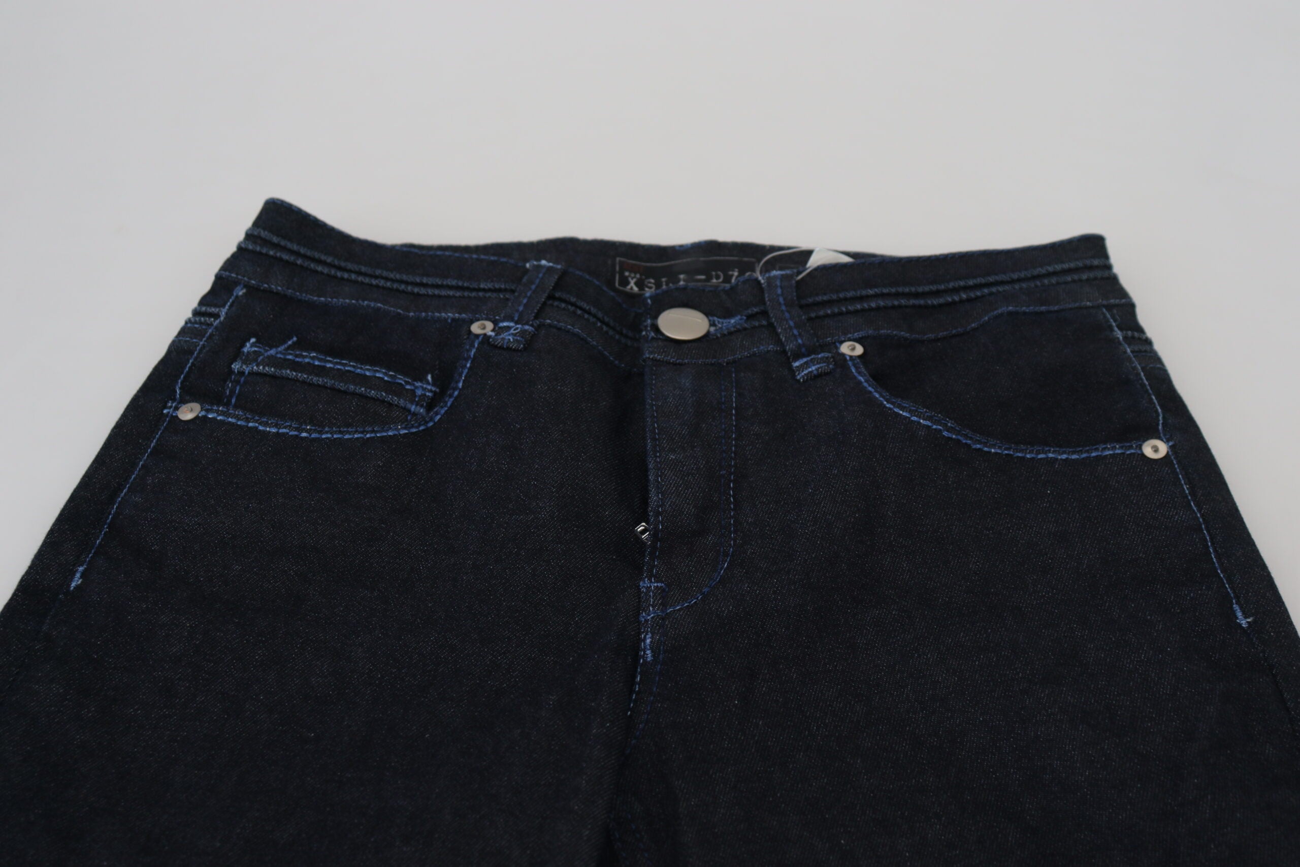 Acht Dark Blue Low Waist Slim Fit Women Denim Women's Jeans