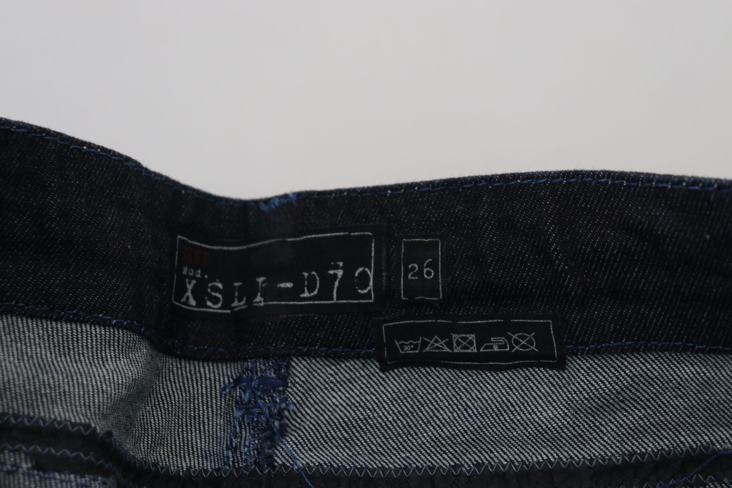 Acht Dark Blue Low Waist Slim Fit Women Denim Women's Jeans